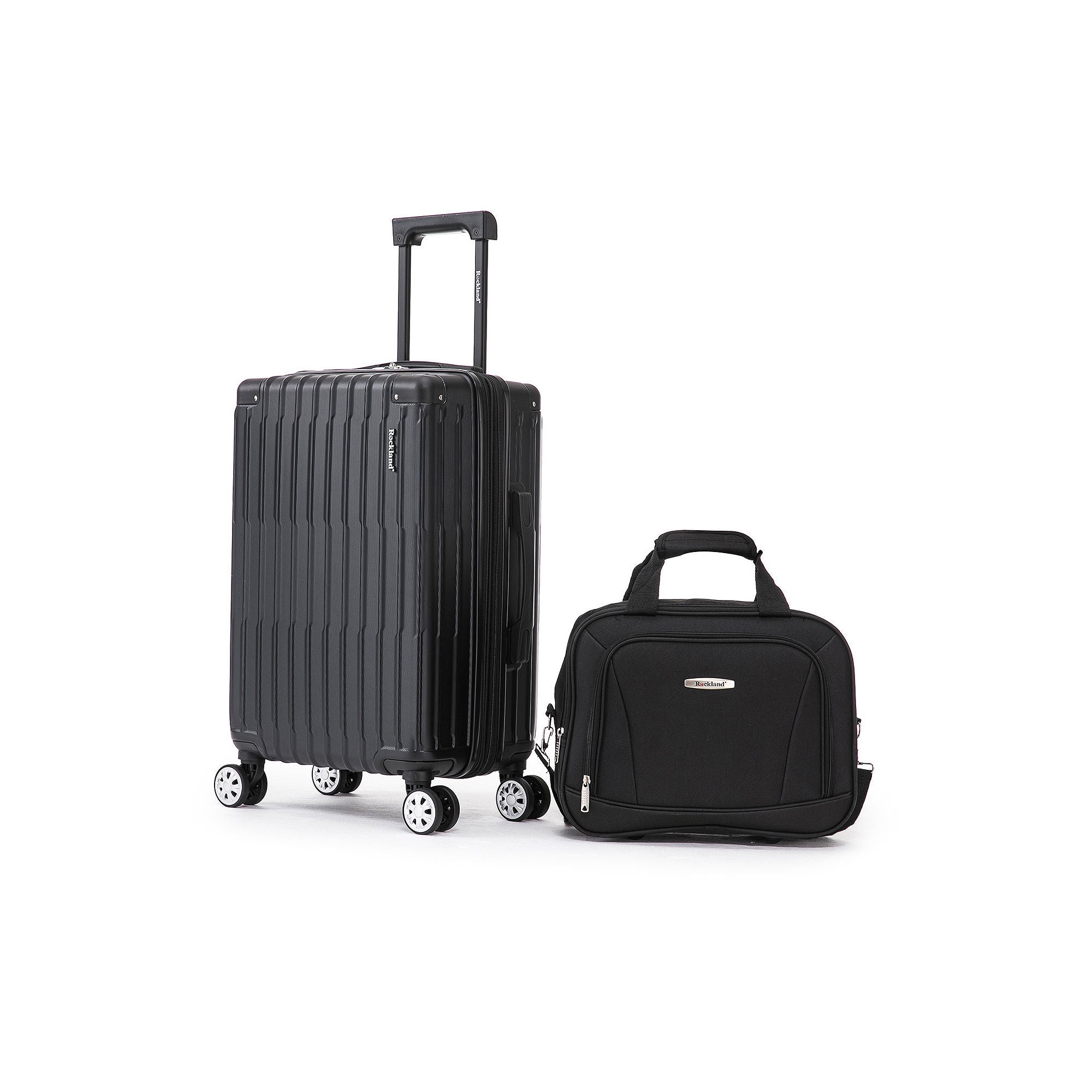 Rockland Napa Valley 2-Pc. Hardside Lightweight Luggage Set - BLACK ONE SIZE