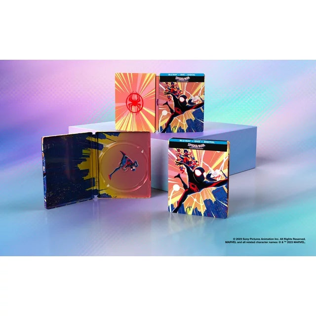 Sony Pictures Entertainment Spider-Man: Across the Spider-Verse Steelbook (Blu-Ray + DVD + Digital Copy)