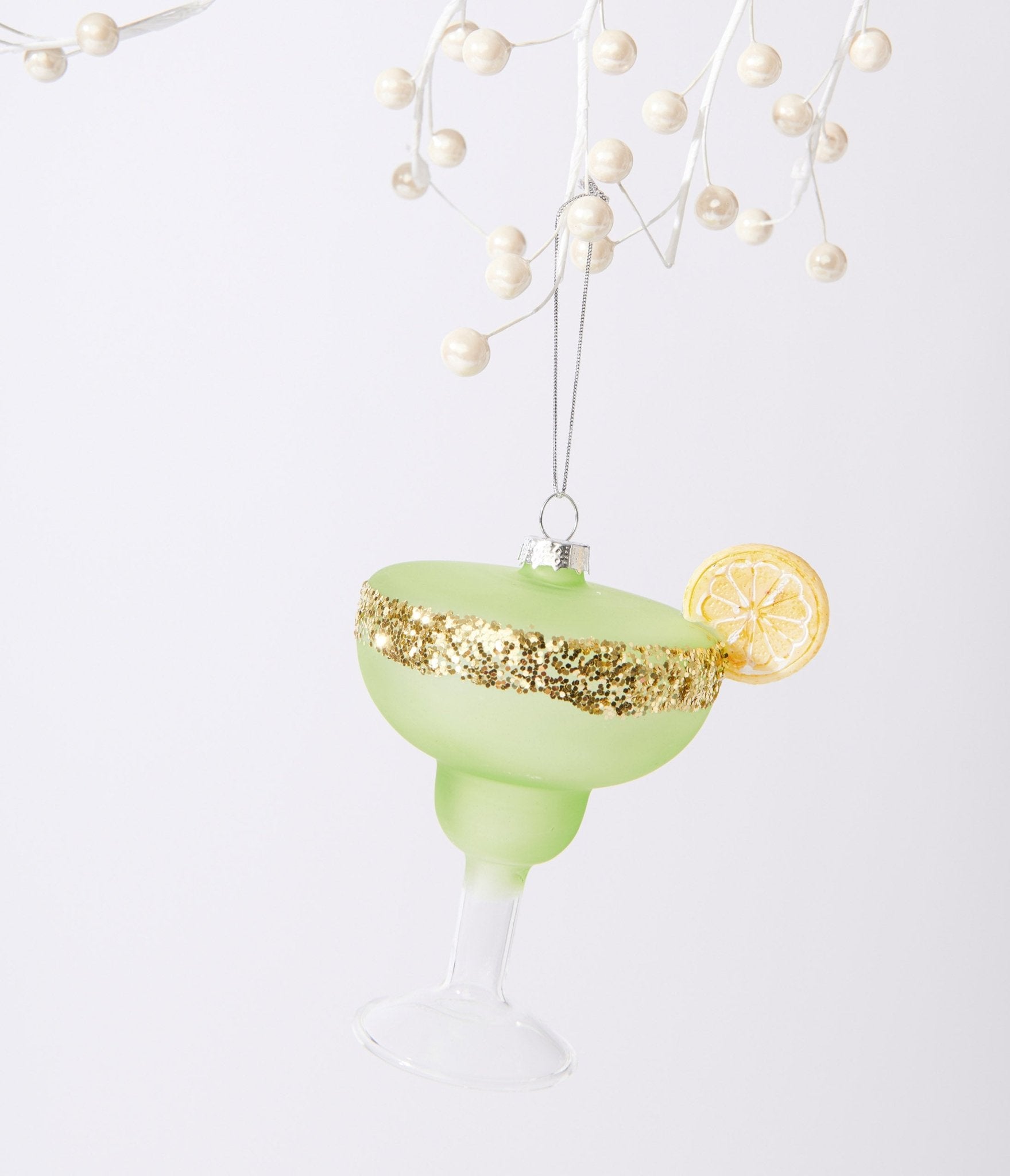 Lime Margarita Glass Ornament