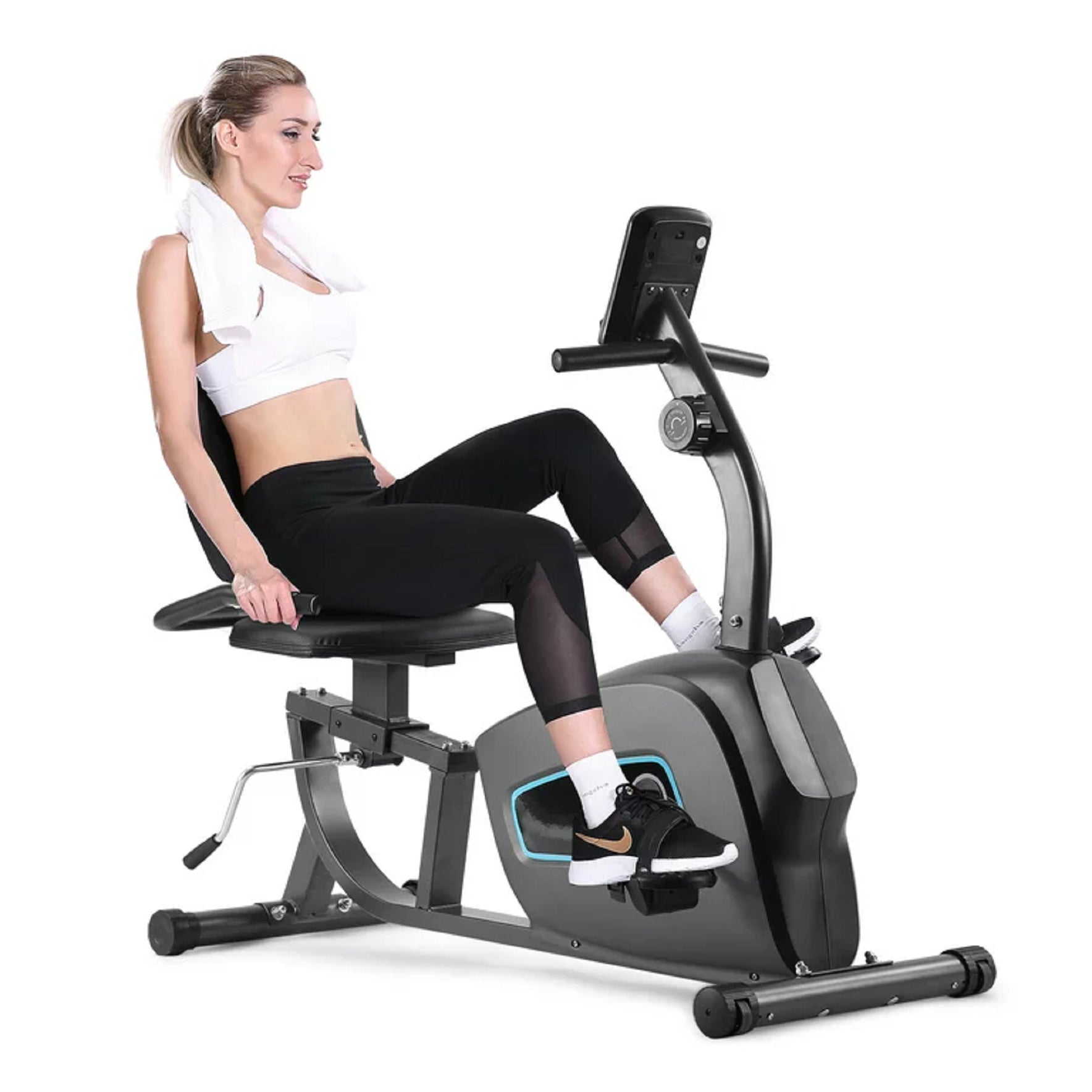 Maxkare Indoor Cycling Stationary Bike with Adjustable Seat