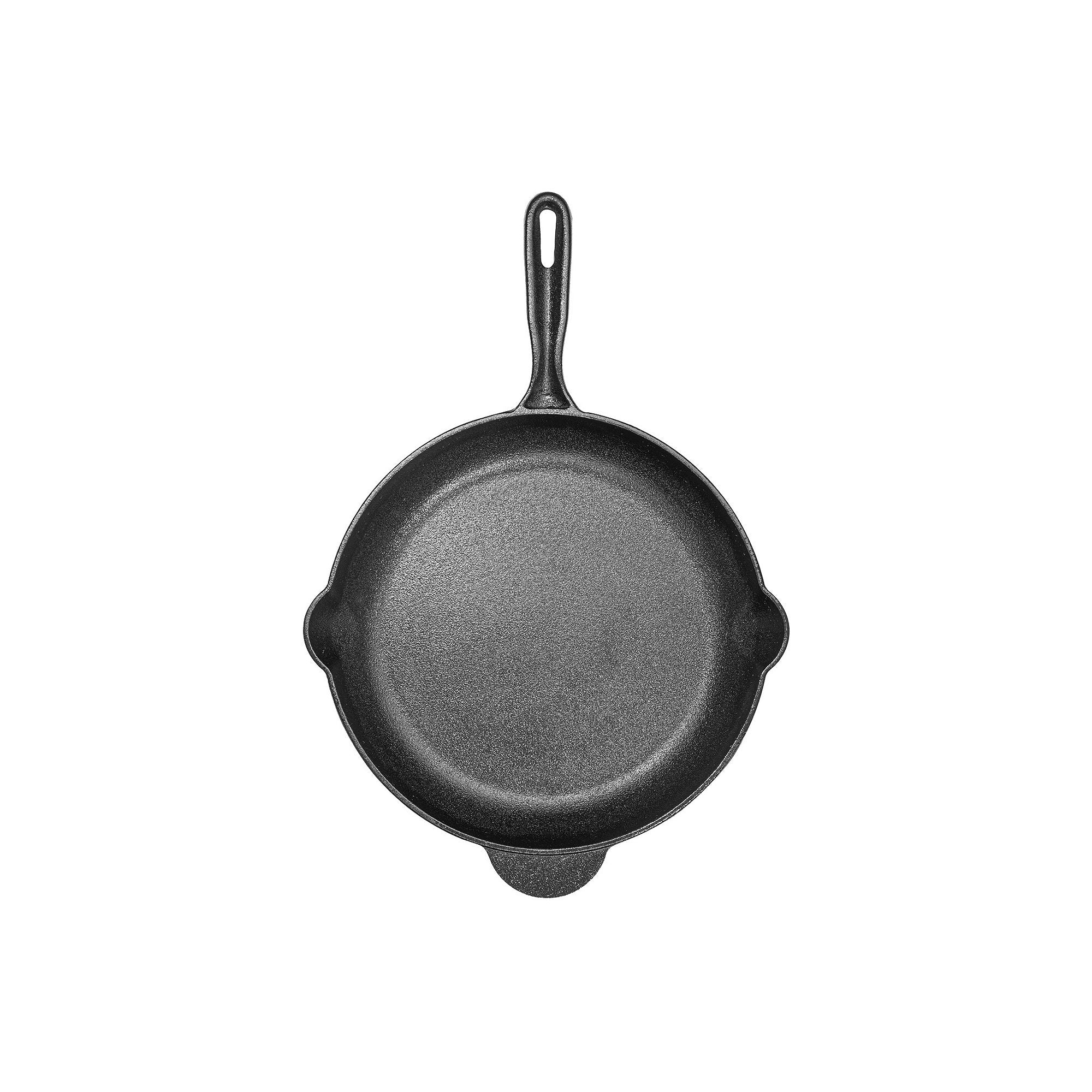 Granitestone Heavy Duty Cast Iron 10.25 Round Skillet - BLACK ONE SIZE