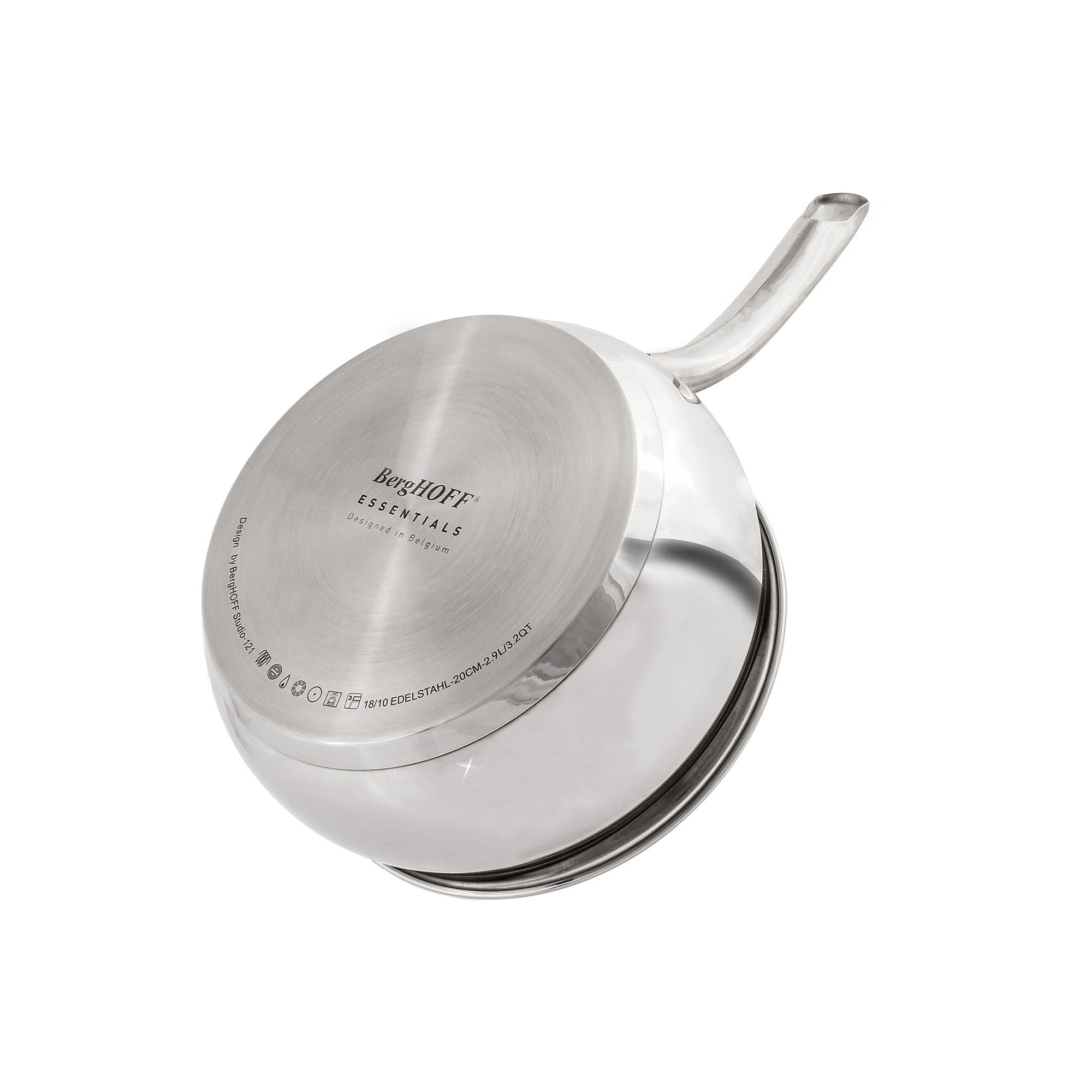 Berghoff Belly Shape 18/10 Stainless Steel 3.2-Qt. Sauce Pan - STAINLESS STEEL ONE SIZE