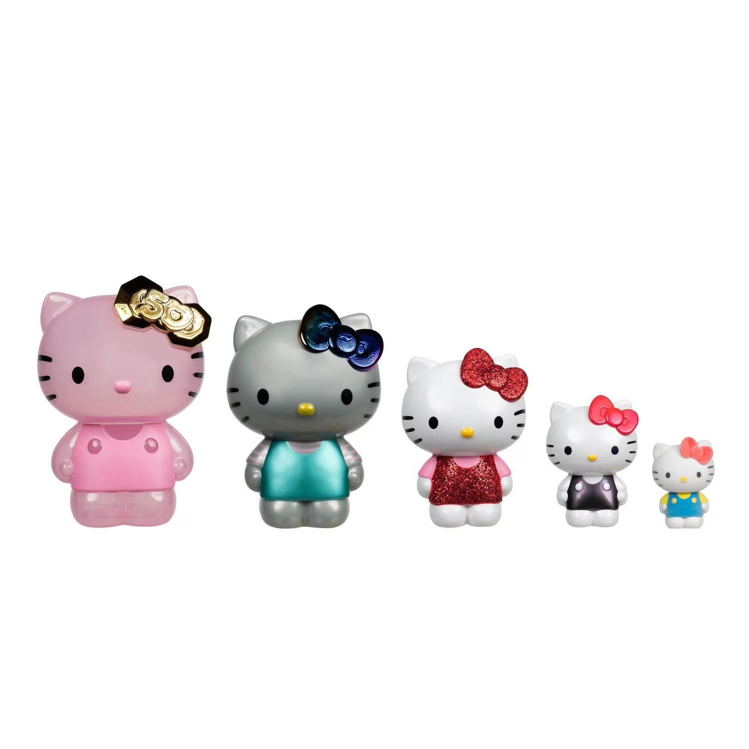 Hello Kitty & Friends 50th Anniversary Nesting Figures, 5-Pack