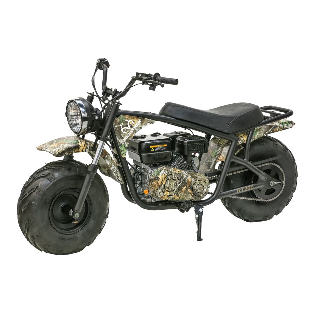 Realtree RT200 196cc Camo Gas Powered Ride-On Mini Bike