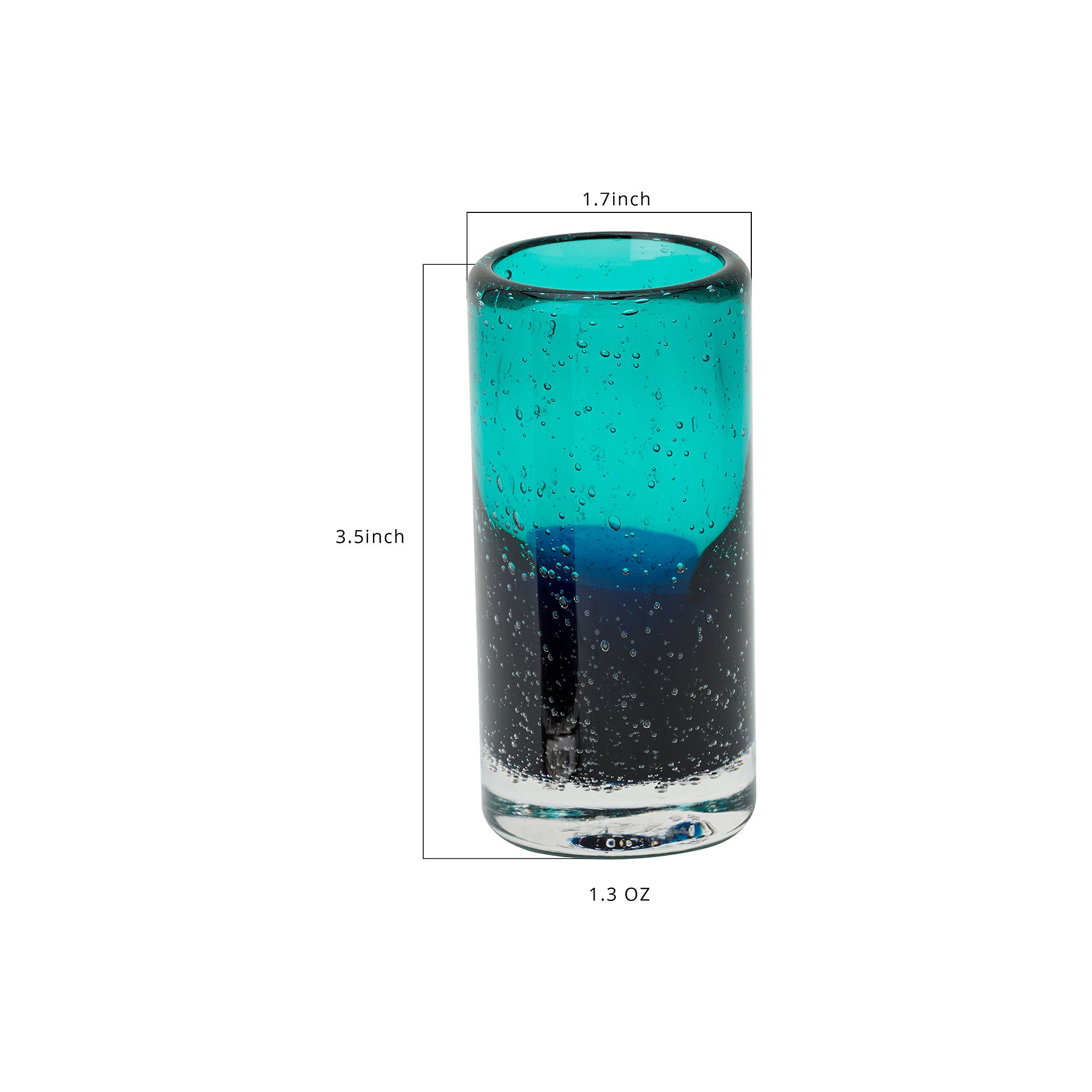 Mesa Mia Chapala Blue Ombre 4-Pc. Shot Glass - CIELO OMBRE ONE SIZE