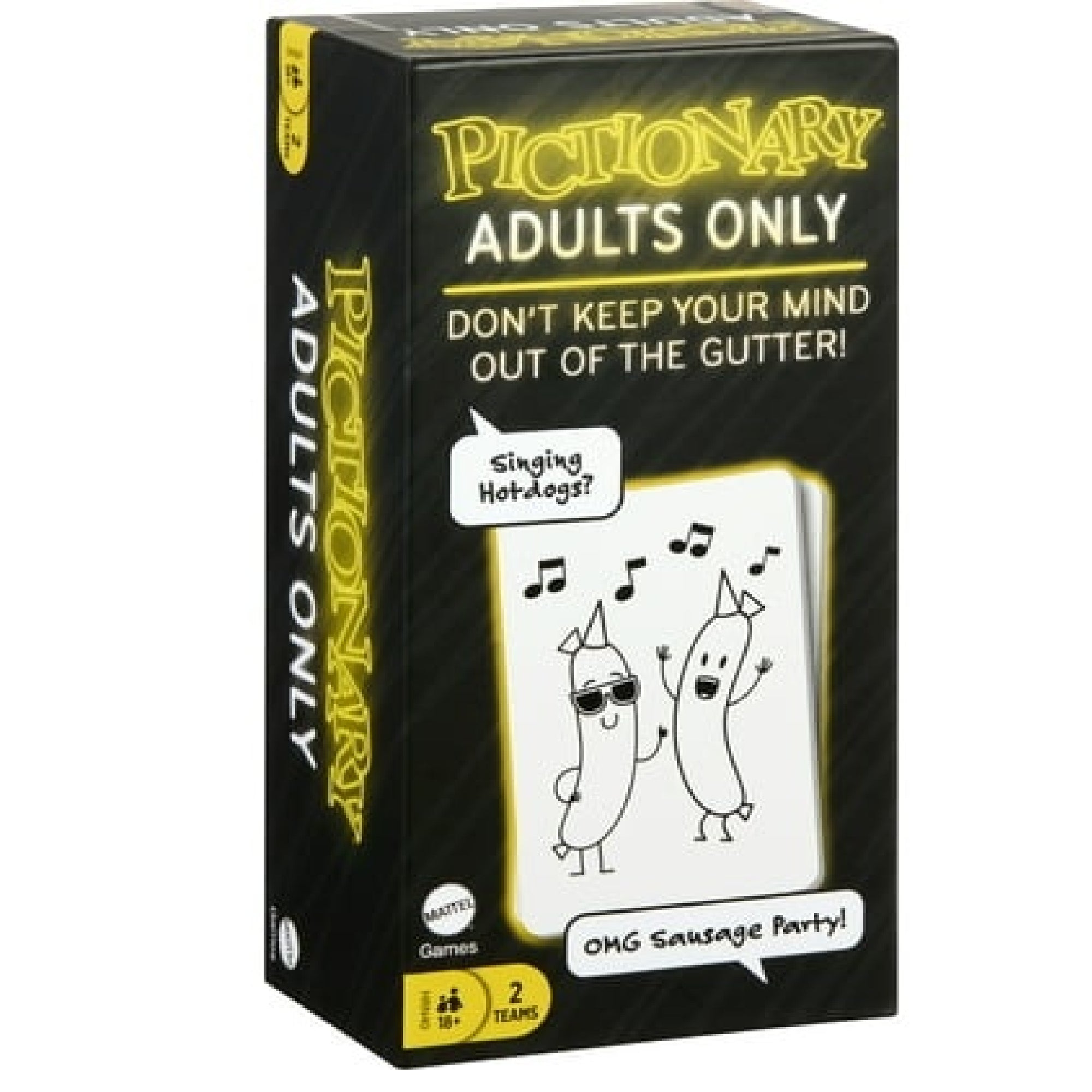 MATTEL HRN40 Pictionary Adults Only Party Game