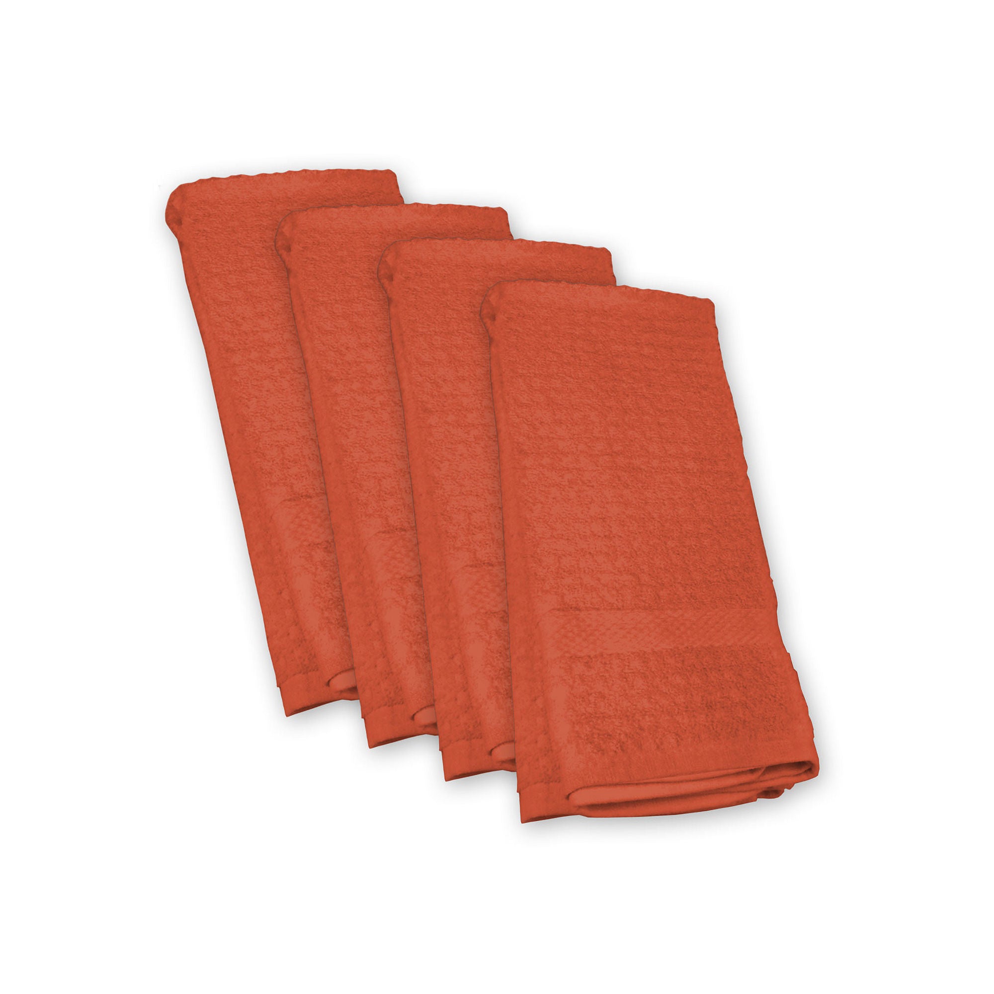 Design Imports 4-Pc. Kitchen Towel - ORANGE ONE SIZE