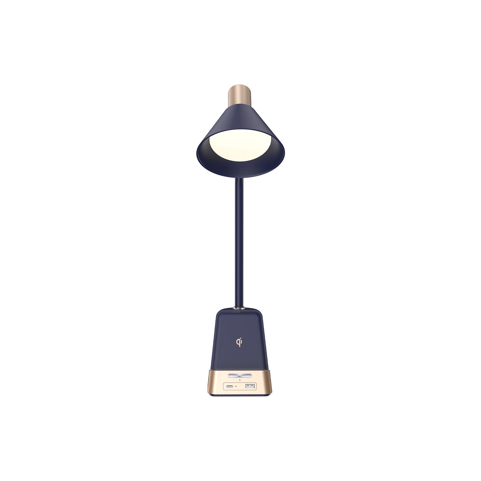 Sheffield Labs 18 James Matte Blue & Gold Led Desk Lamp TL343Q - BLUE ONE SIZE
