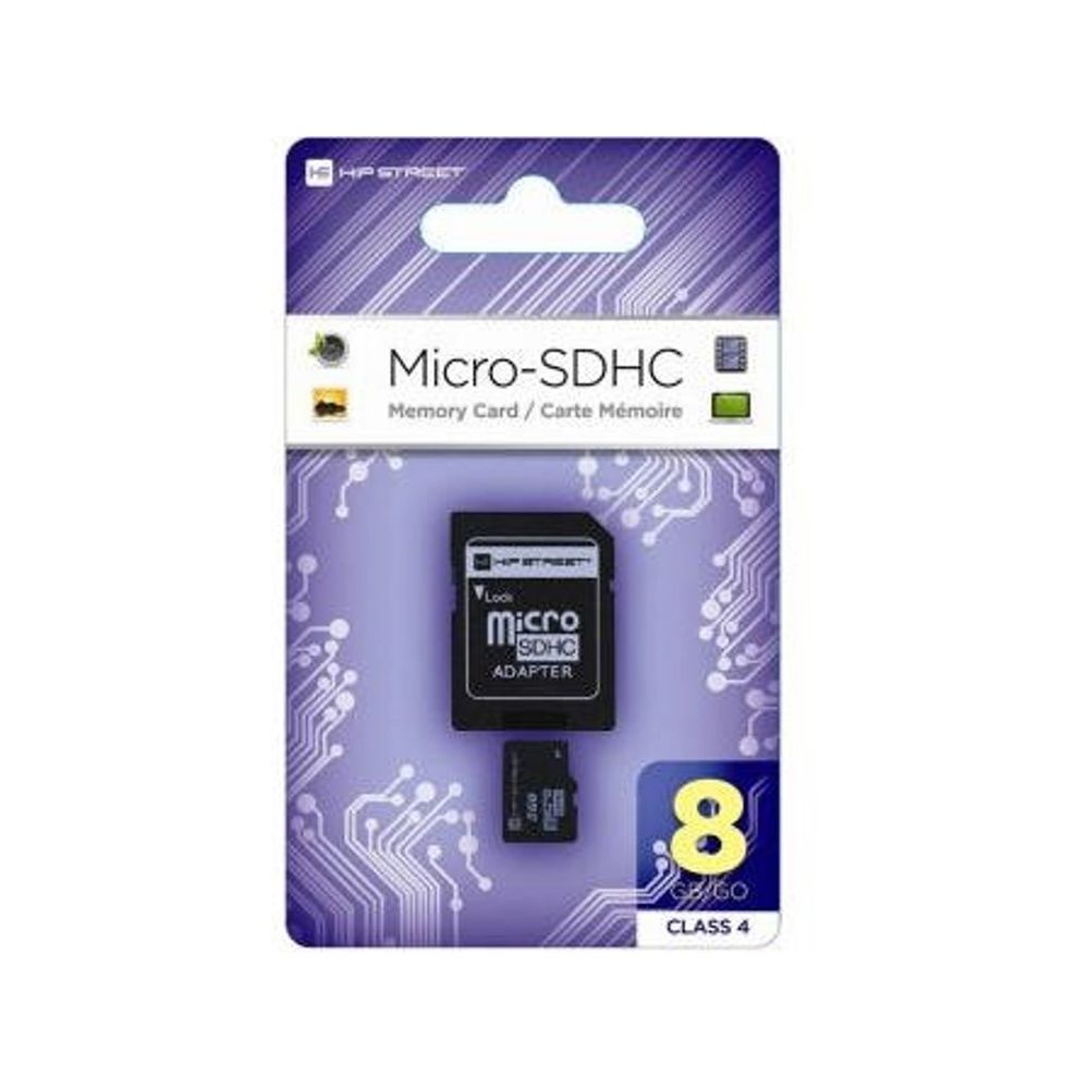 Kobian HS-MICROSD-8GB 8GB Micro SD Card With SD Adapter