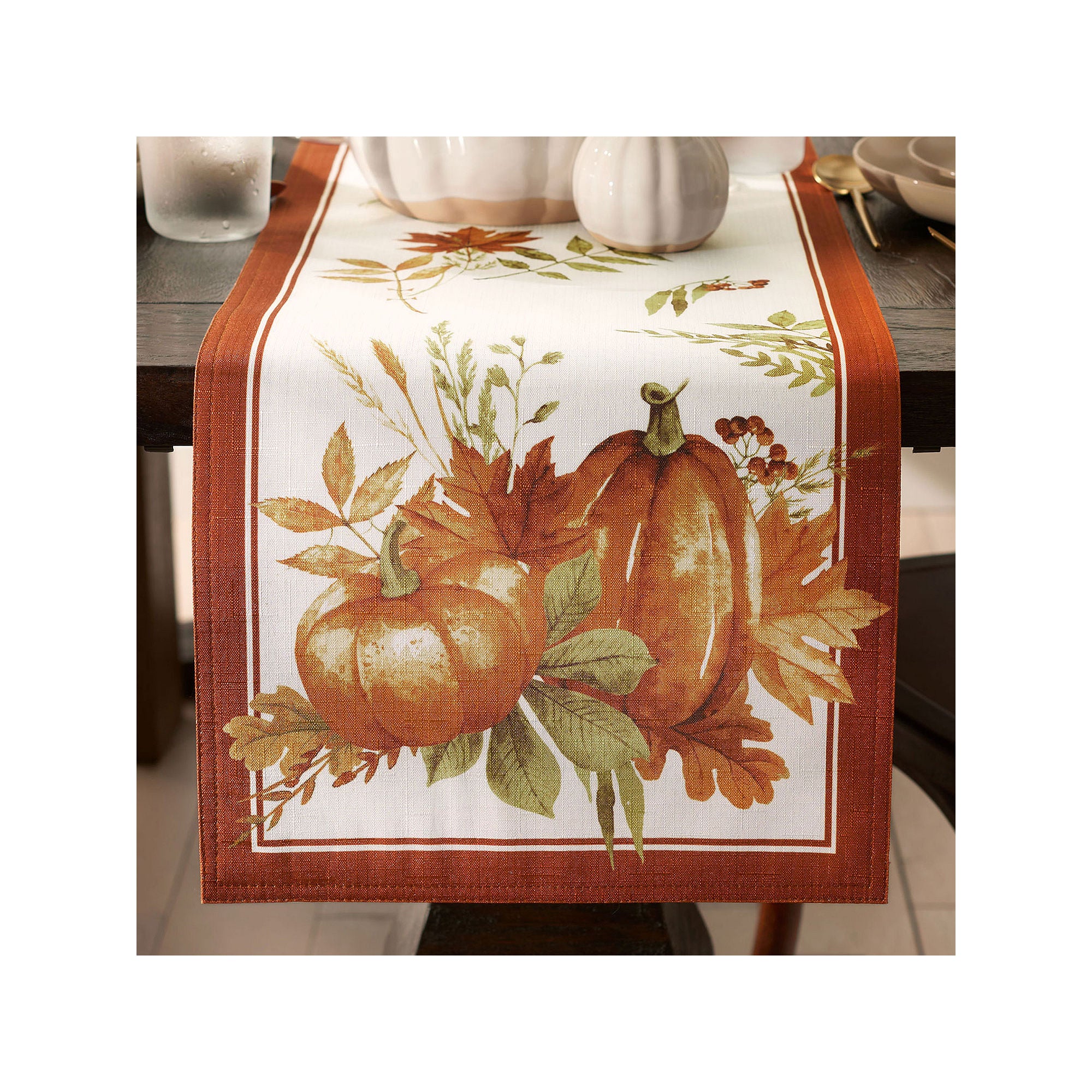 Elrene Home Fashions Autumn Grove Table Runner - MULTI ONE SIZE