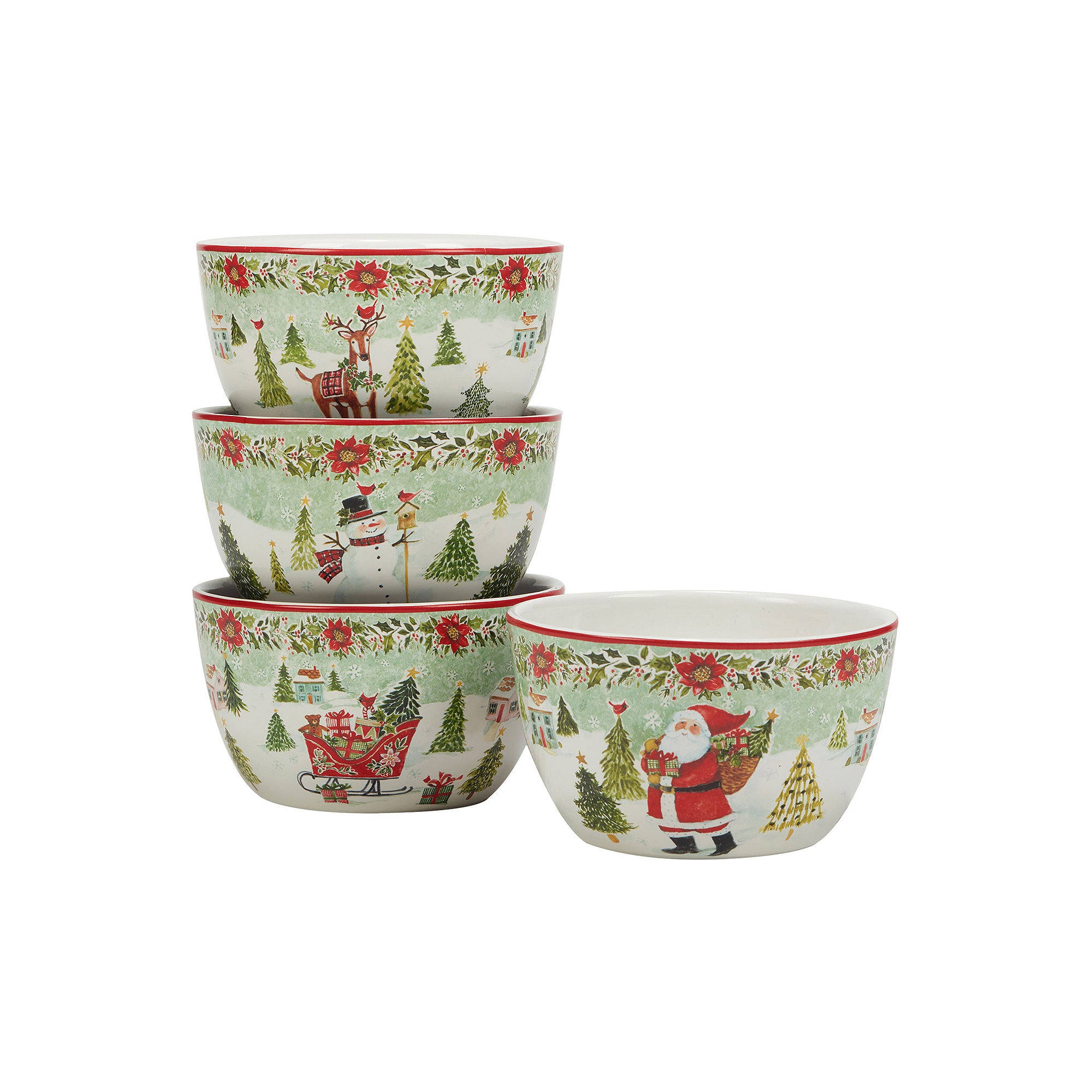 Certified International Joy Of Christmas 16-Pc. Earthenware Dinnerware Set 92506RM - MULTI ONE SIZE