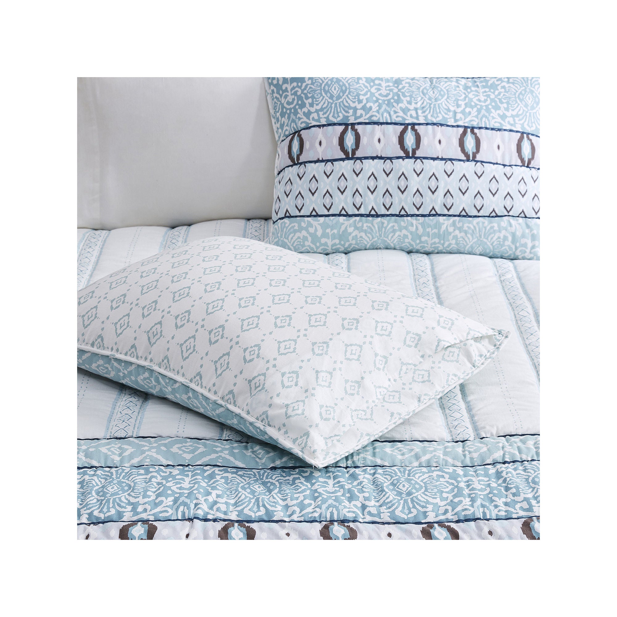 Madison Park Ellis 3-Pc. Reversible Coverlet Set - Blue
