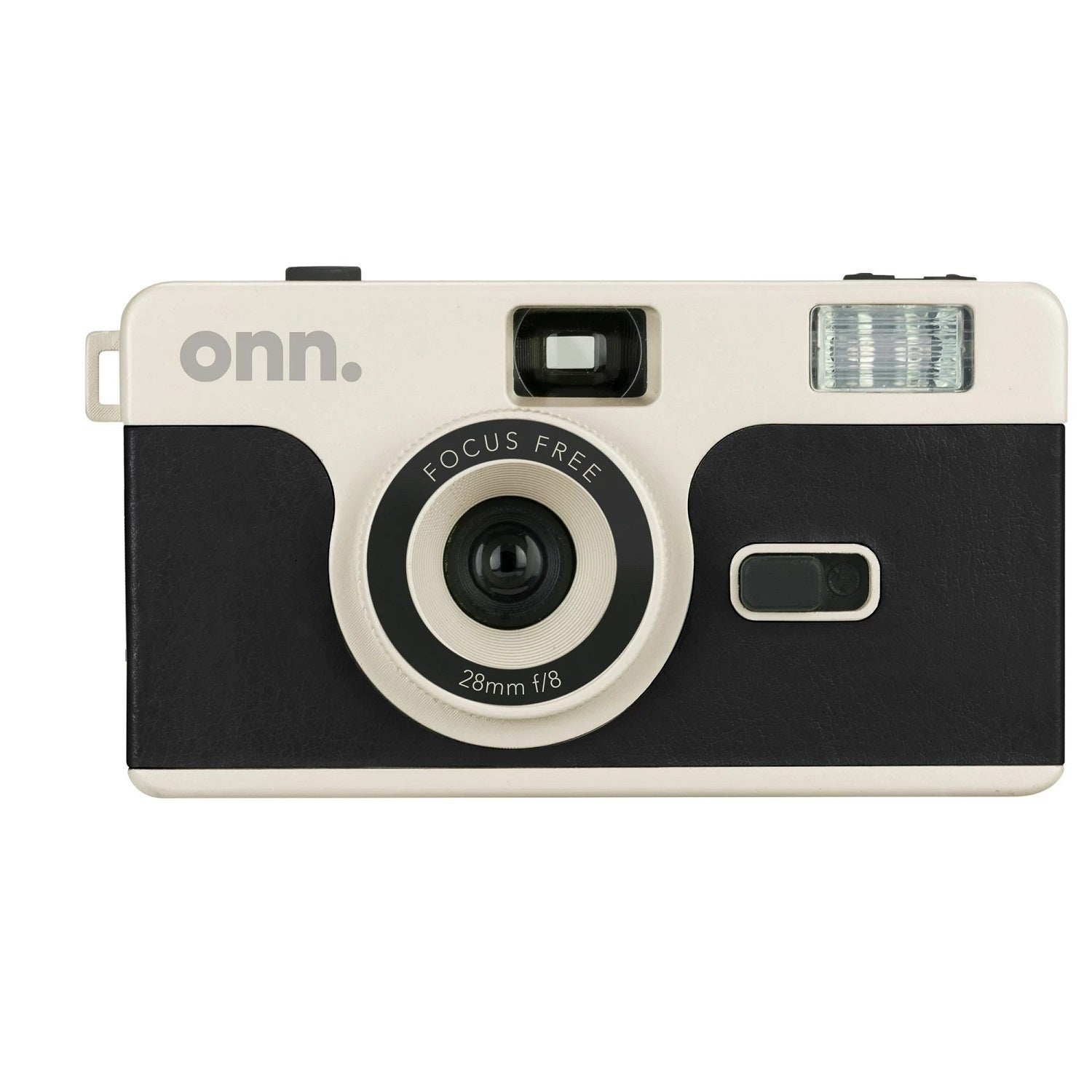 onn. Reusable 35MM Camera w/Flash Black 8MP