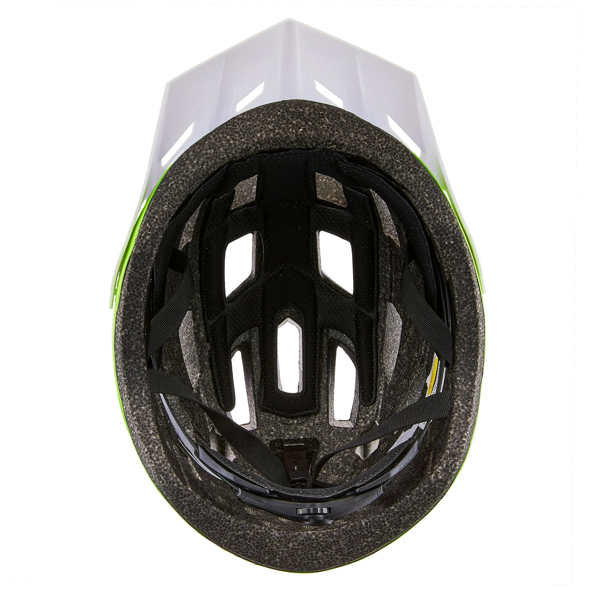 Ozark Trail 4676 Adult Bike Helmet, White and Lime Green (Ages 14+), Single