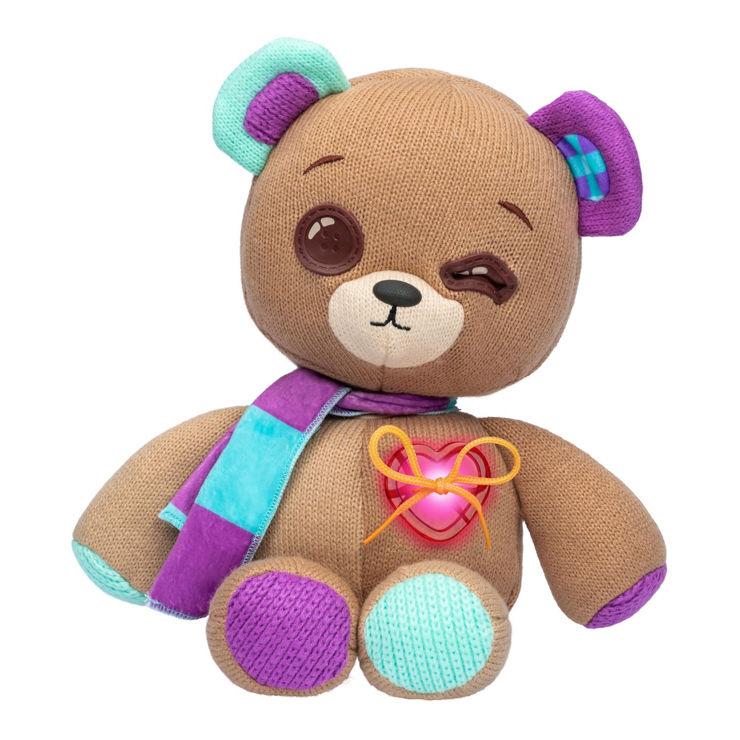 Thready Bear 23001 Interactive 14 Plush Teddy Bear, 70+ Expressions & Reactions, Ages 3+