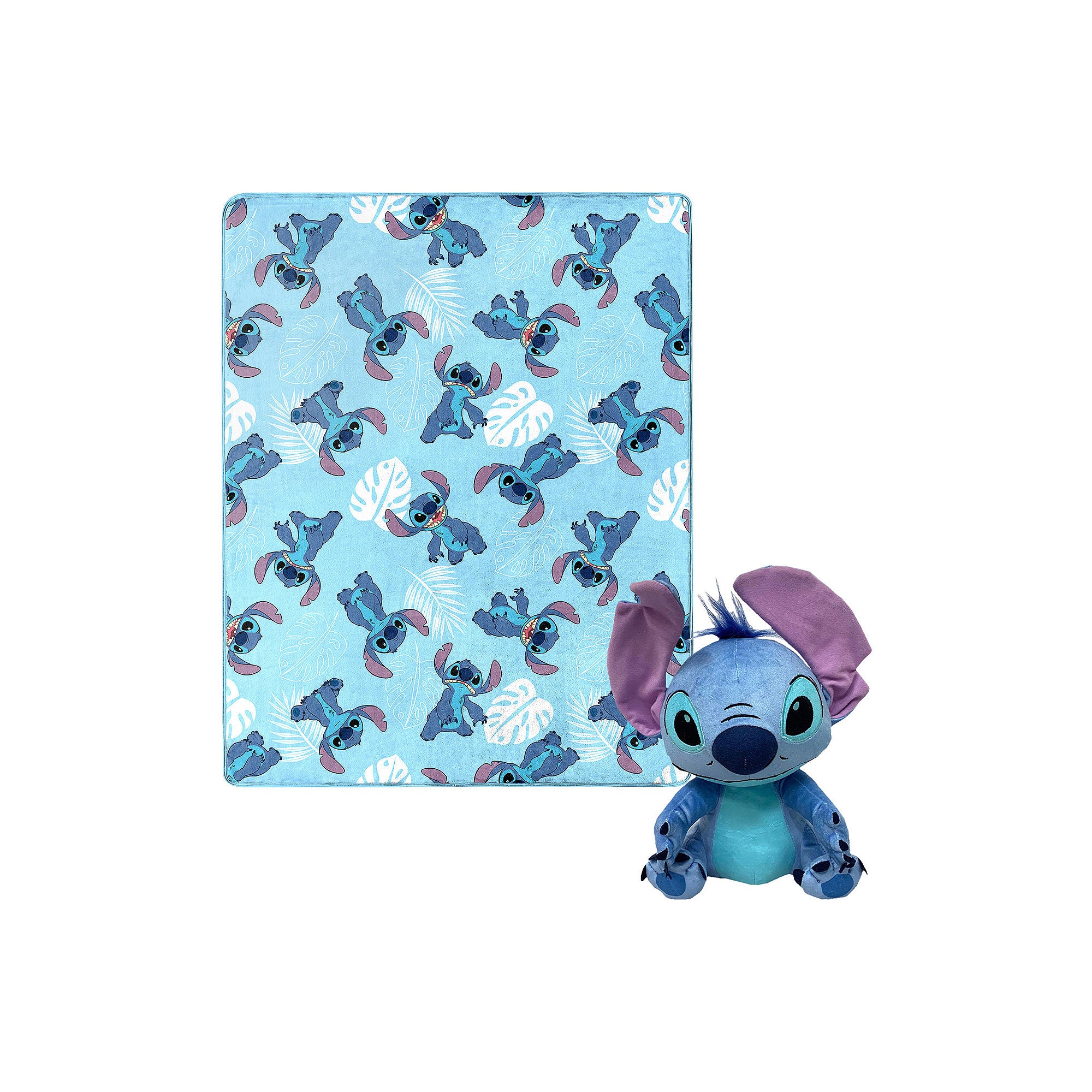 Northwest Lilo Stitch Hugger Lilo & Stitch Lightweight Throw - BLUE ONE SIZE