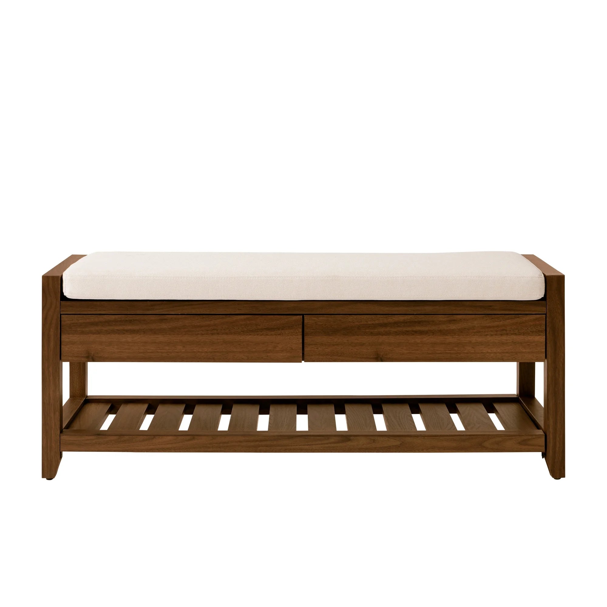 Better Homes & Gardens BHS436249972021 Reading 45 Bench, Walnut Finish