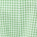 Smak Parlour Green & White Gingham Pleated Shorts