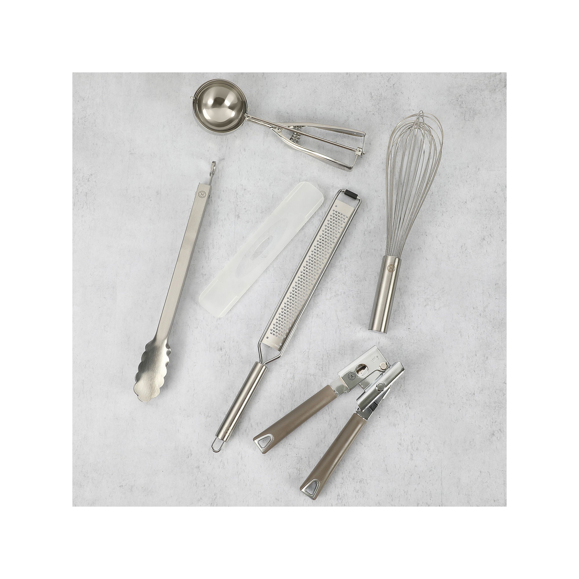 Martha Stewart Stainless Steel 5-Pc. Kitchen Tool Set 13848605R - STAINLESS STEEL ONE SIZE