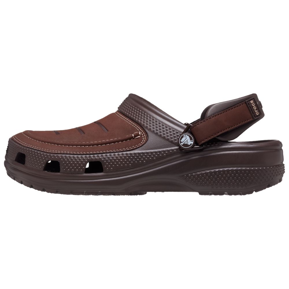 Crocs Yukon Vista II LiteRide Clogs for Men - Espresso/Mushroom - 13M