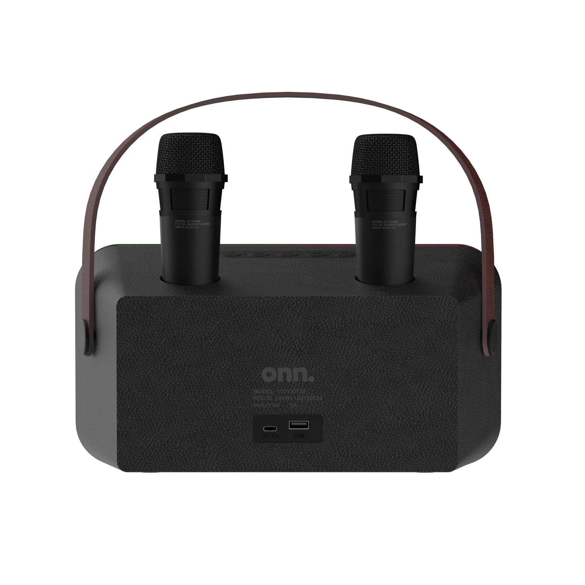 onn. 100130735 Portable Karaoke with Wireless Microphones