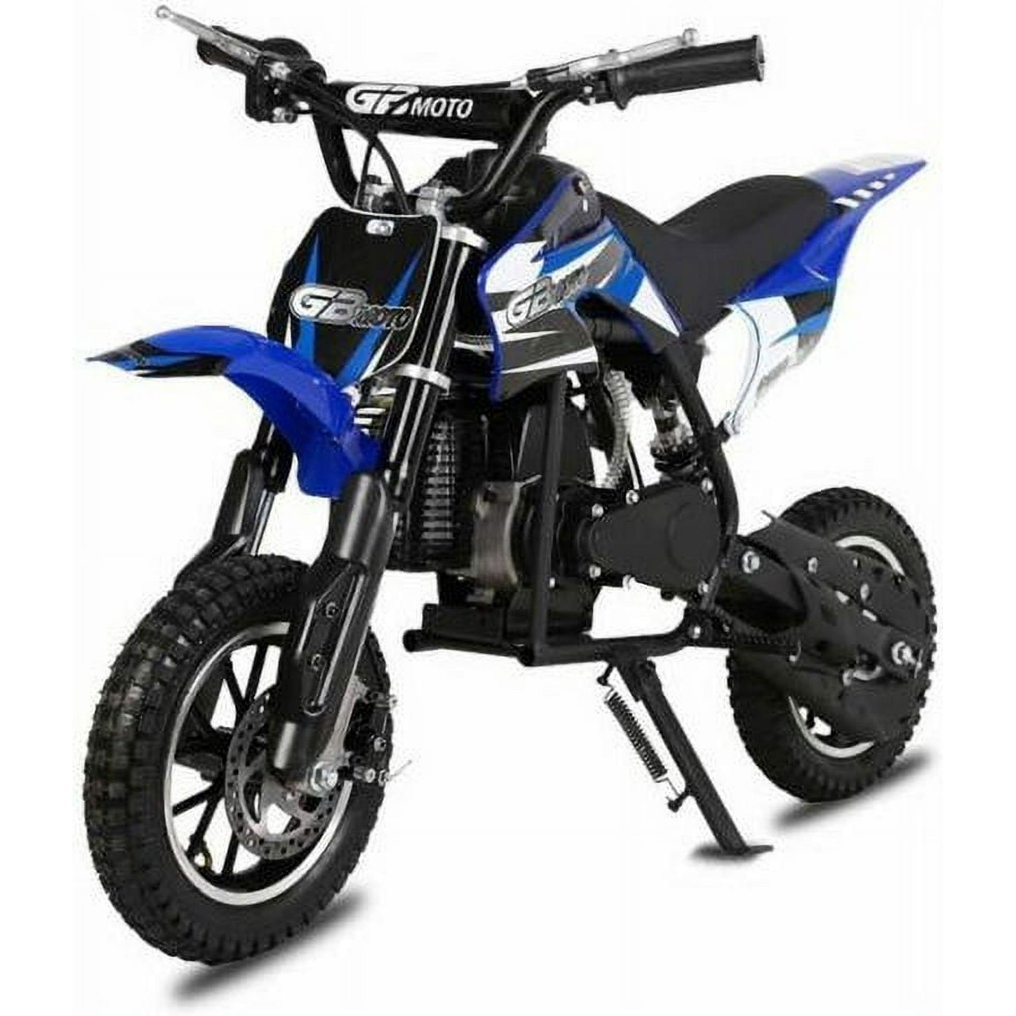 HOVER HEART DB001 Kids Mini 50CC Gas Dirt Bike, DB1 Model 2 Stroke Ride on Bike w/Off-Road Tire, Blue