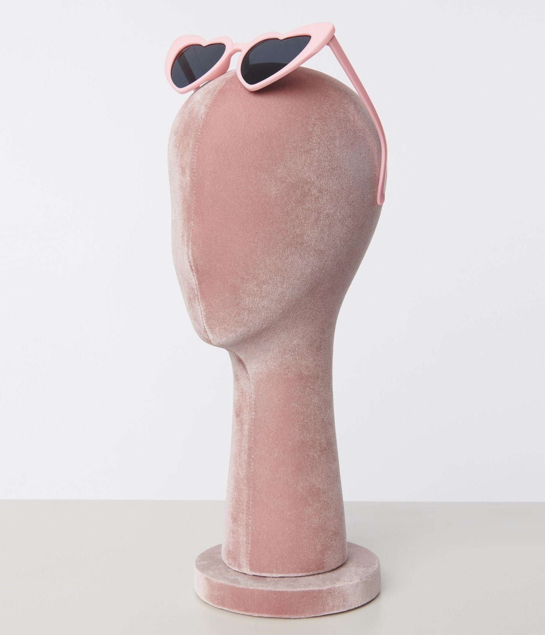 Unique Vintage Light Pink Heart Sunglasses