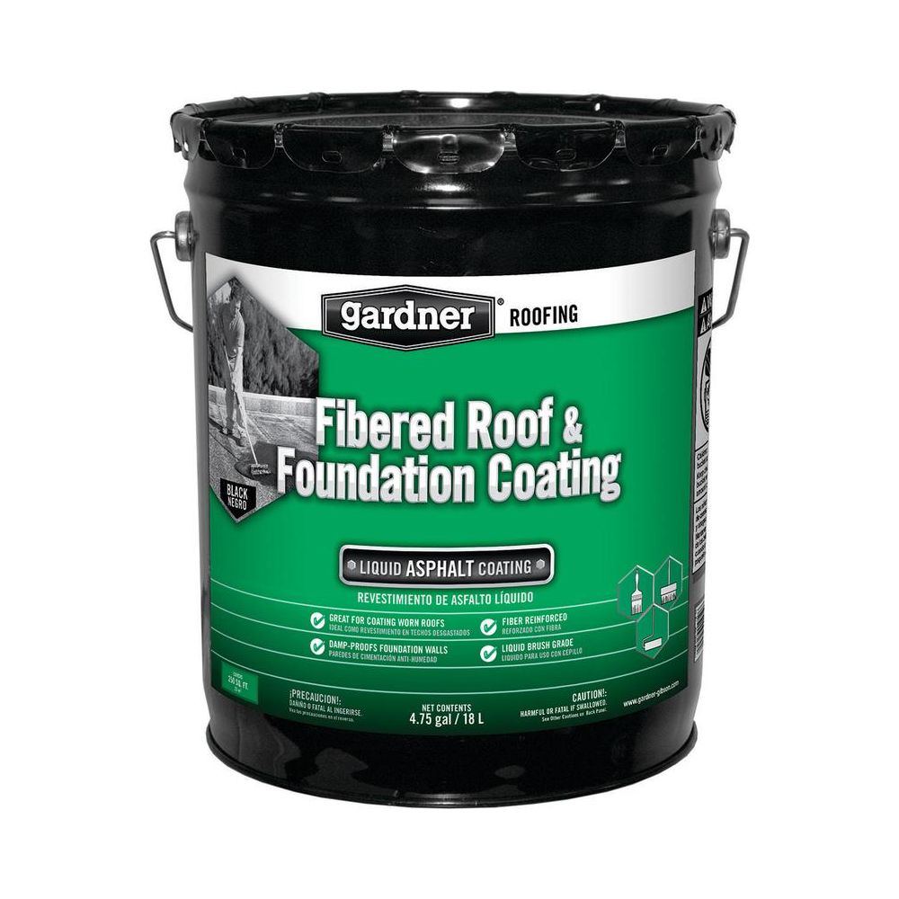 COATING ROOF FIBERED 5 GALLON