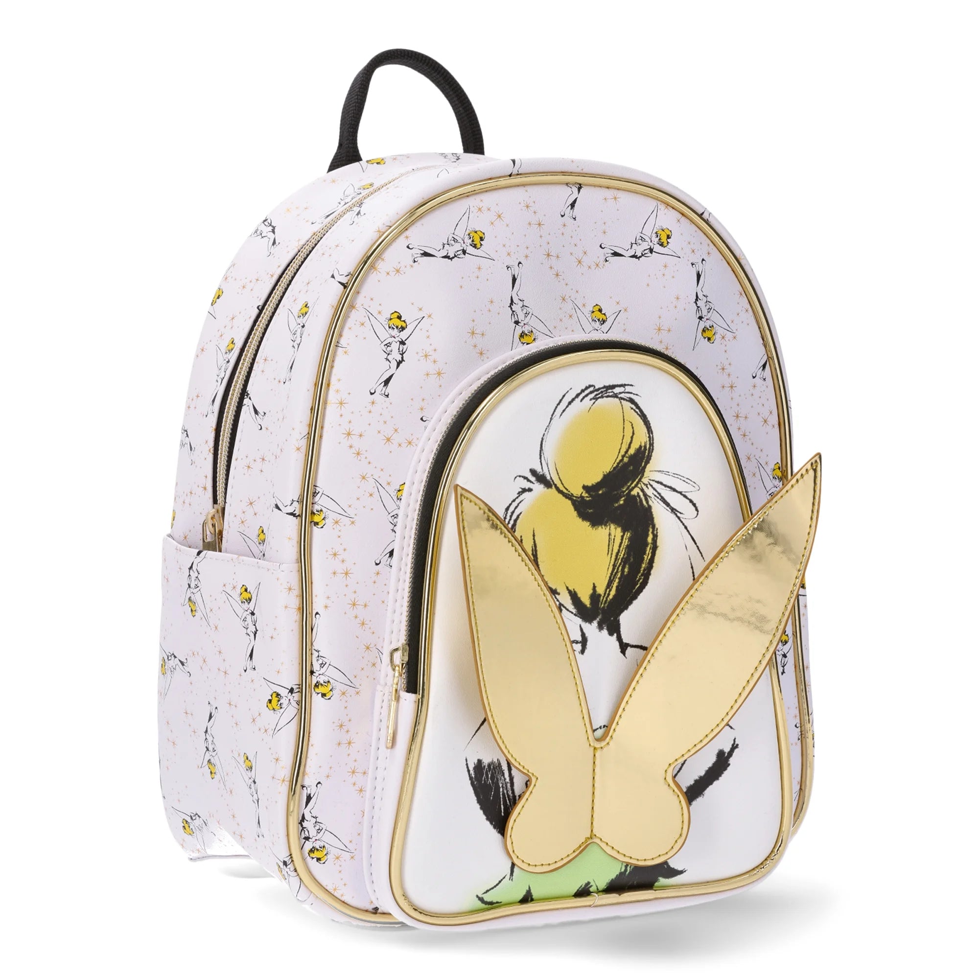 Tinker Bell S24DC58304-XX Disney Tinkerbell 3D Wings Women's 10.5 Mini Backpack, White