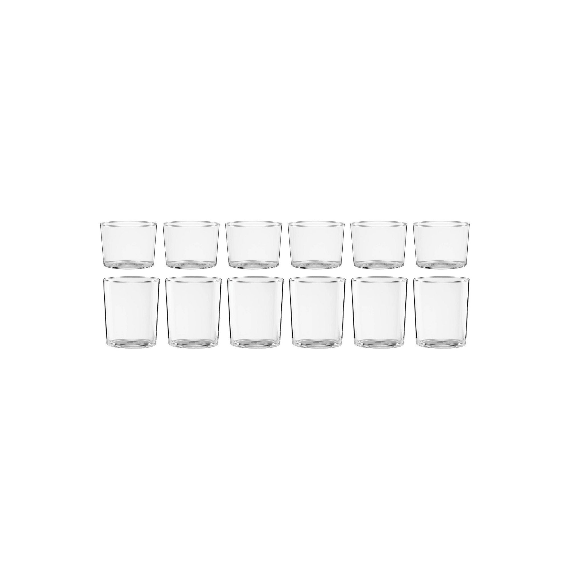 Oneida Stackables 12-Pc. Tumbler Glass - CLEAR ONE SIZE