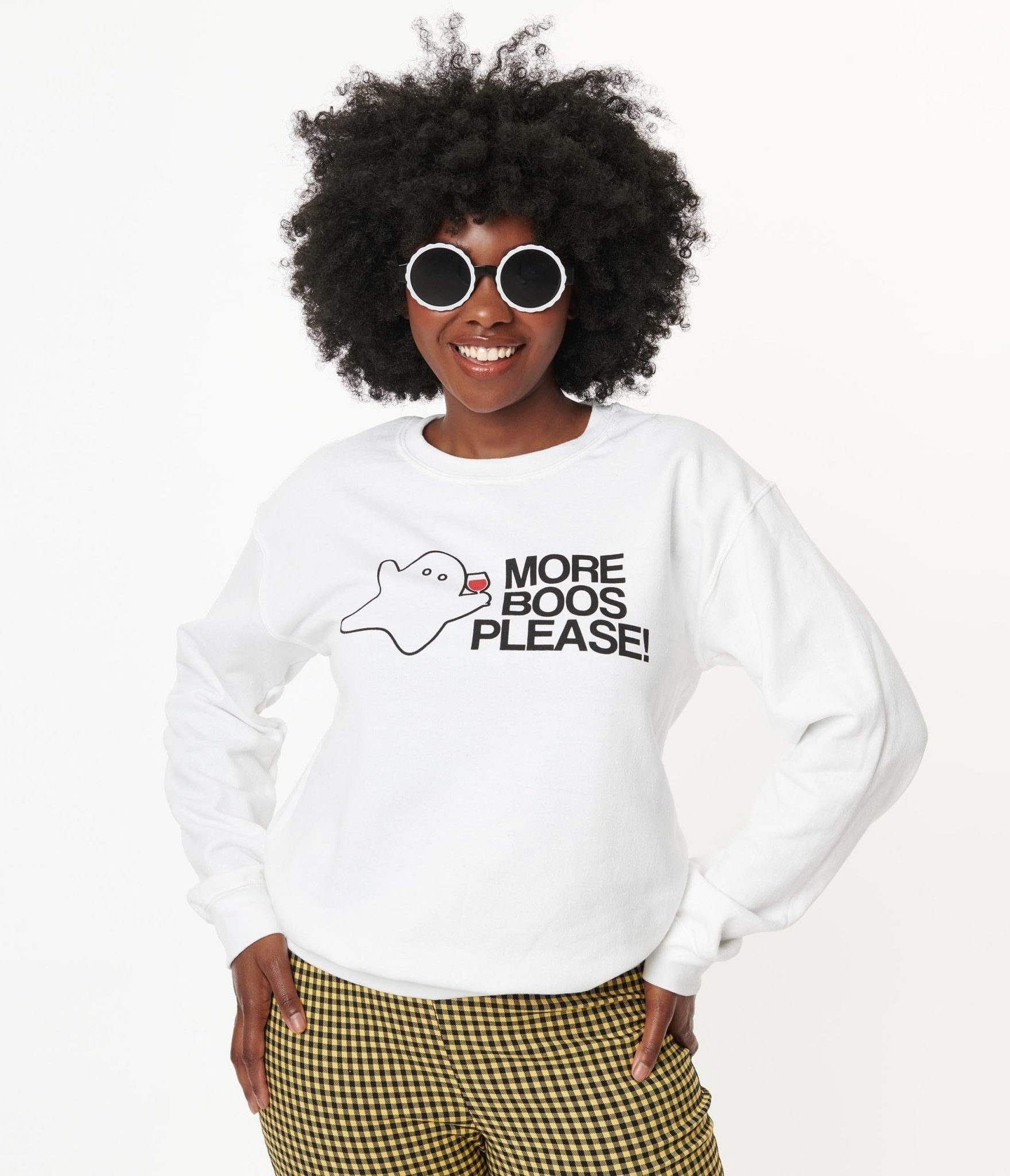 More Boos Please Graphic Sweatshirt