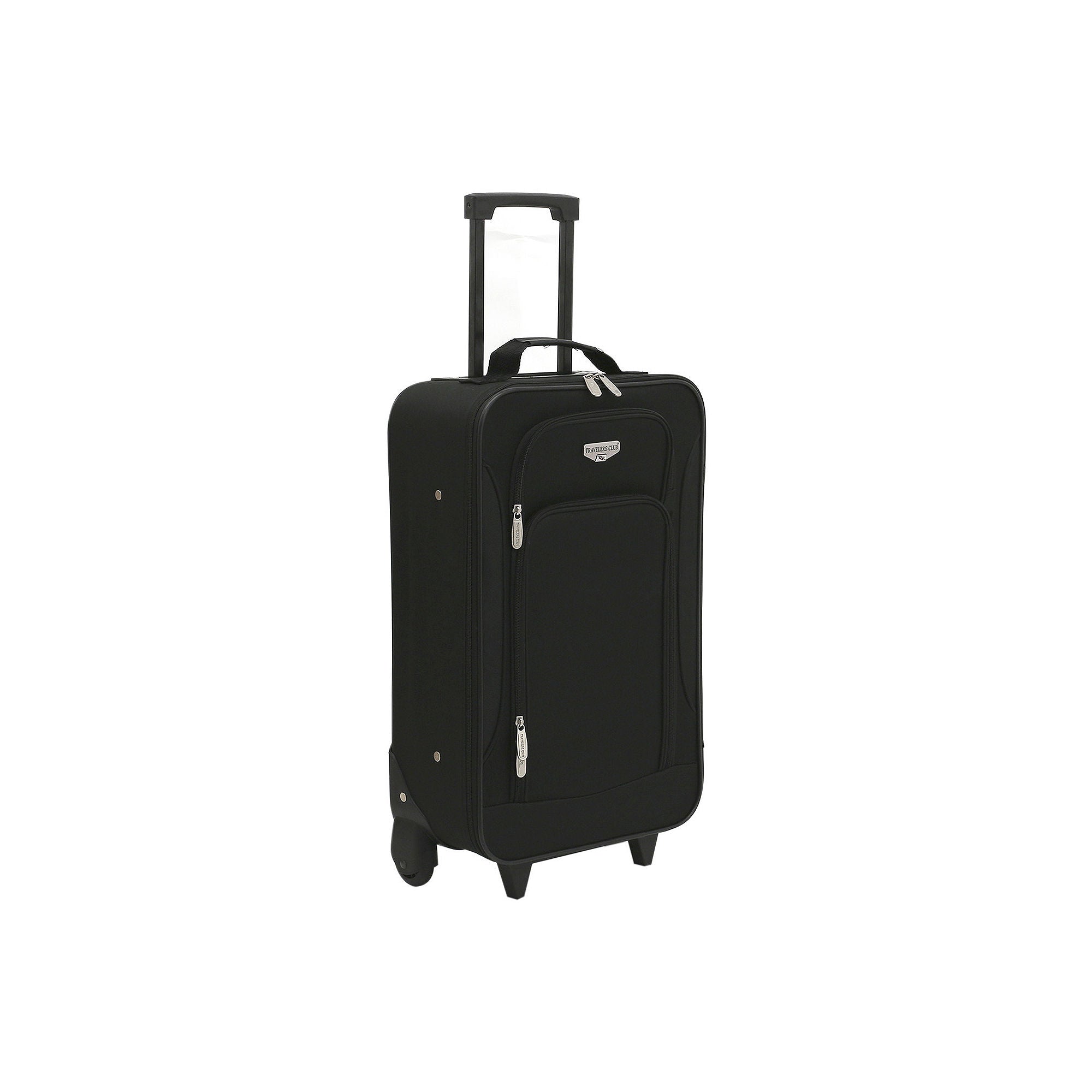 Travelers Club EVA-12203-001 Euro Value Ll 20 Inch Lightweight Luggage Black