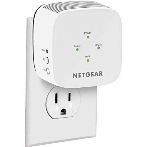 NETGEAR EX6110-100NAS AC1200 Dual Band Wireless Range Extender, White