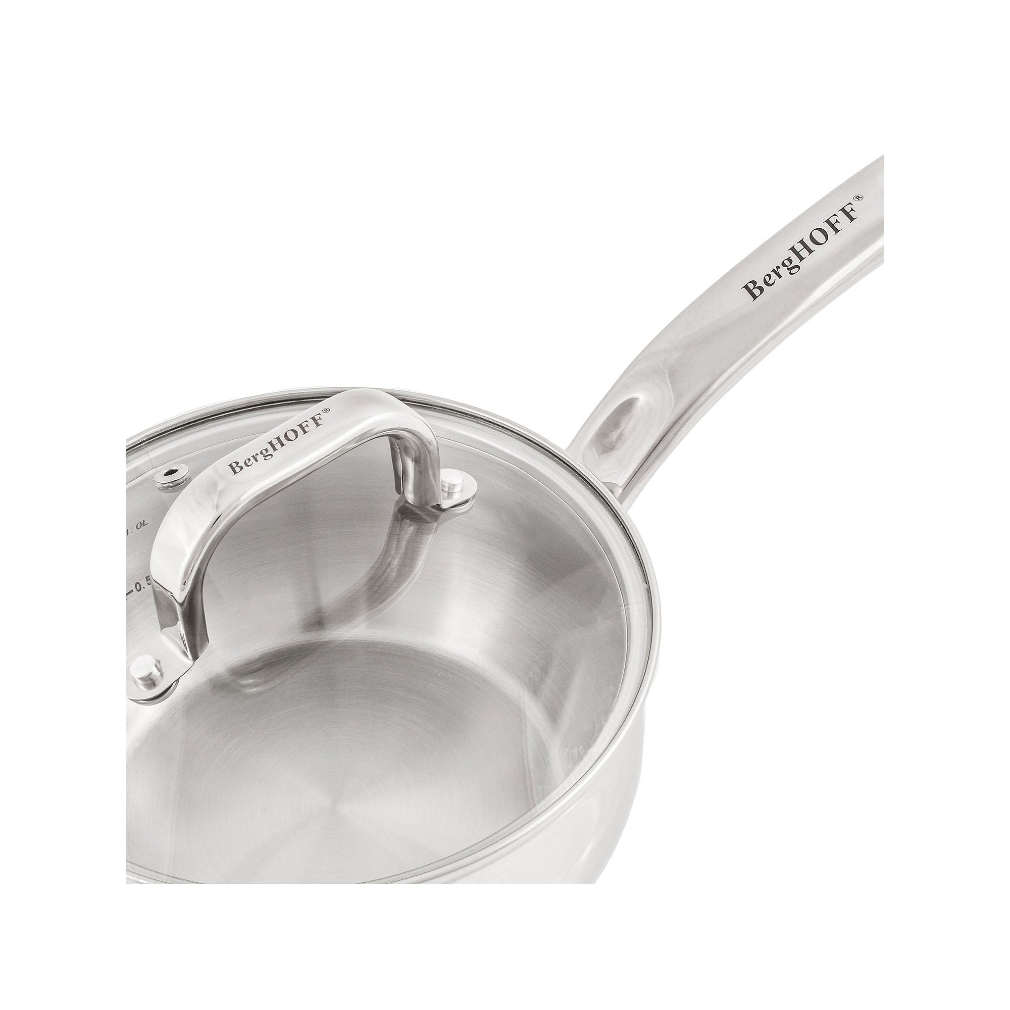 Berghoff Belly Shape 18/10 Stainless Steel 3.2-Qt. Sauce Pan - STAINLESS STEEL ONE SIZE