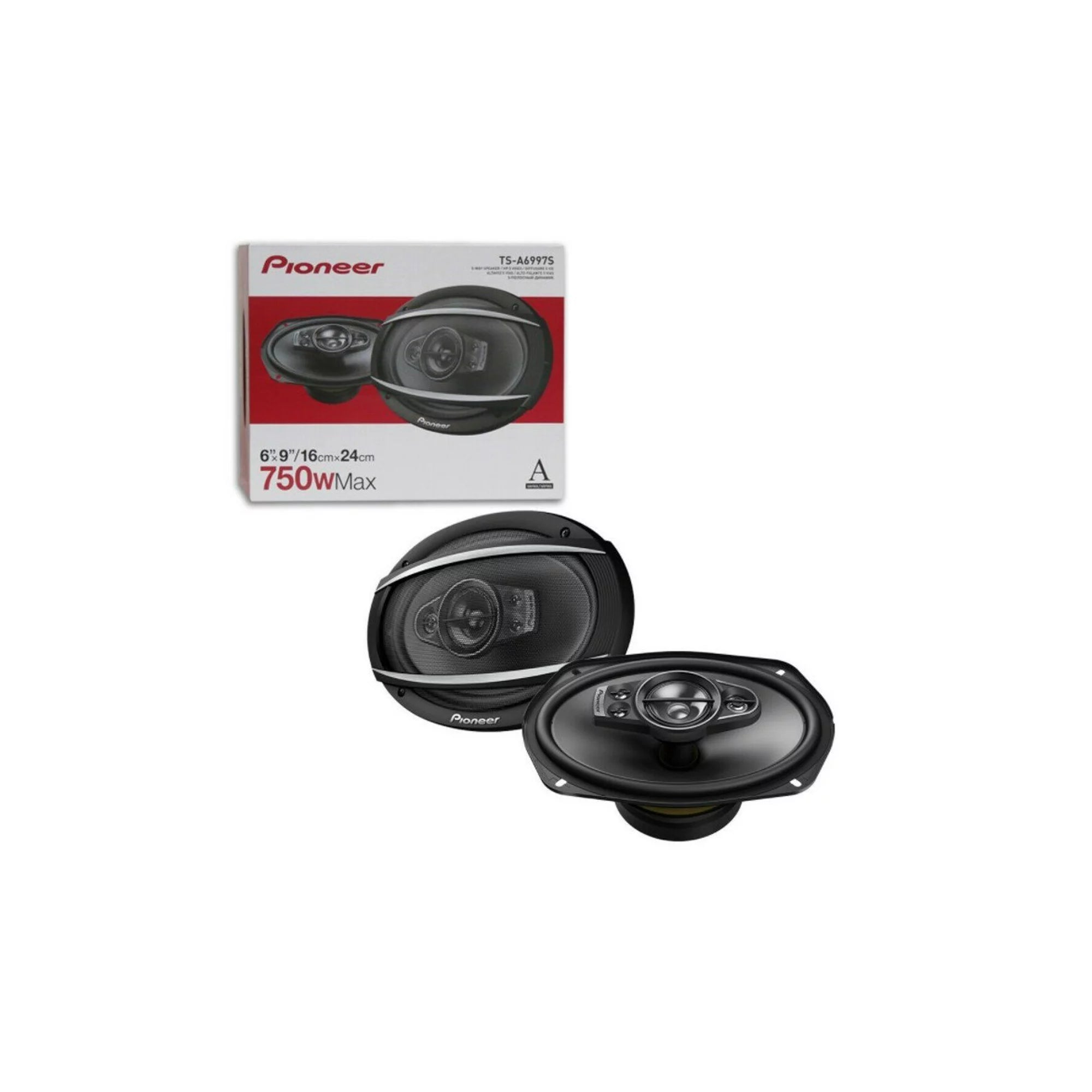 Pioneer TS-A6997S 6 x 9 5-Way 750W Max 4-Ohm Stereo Car Audio Speakers