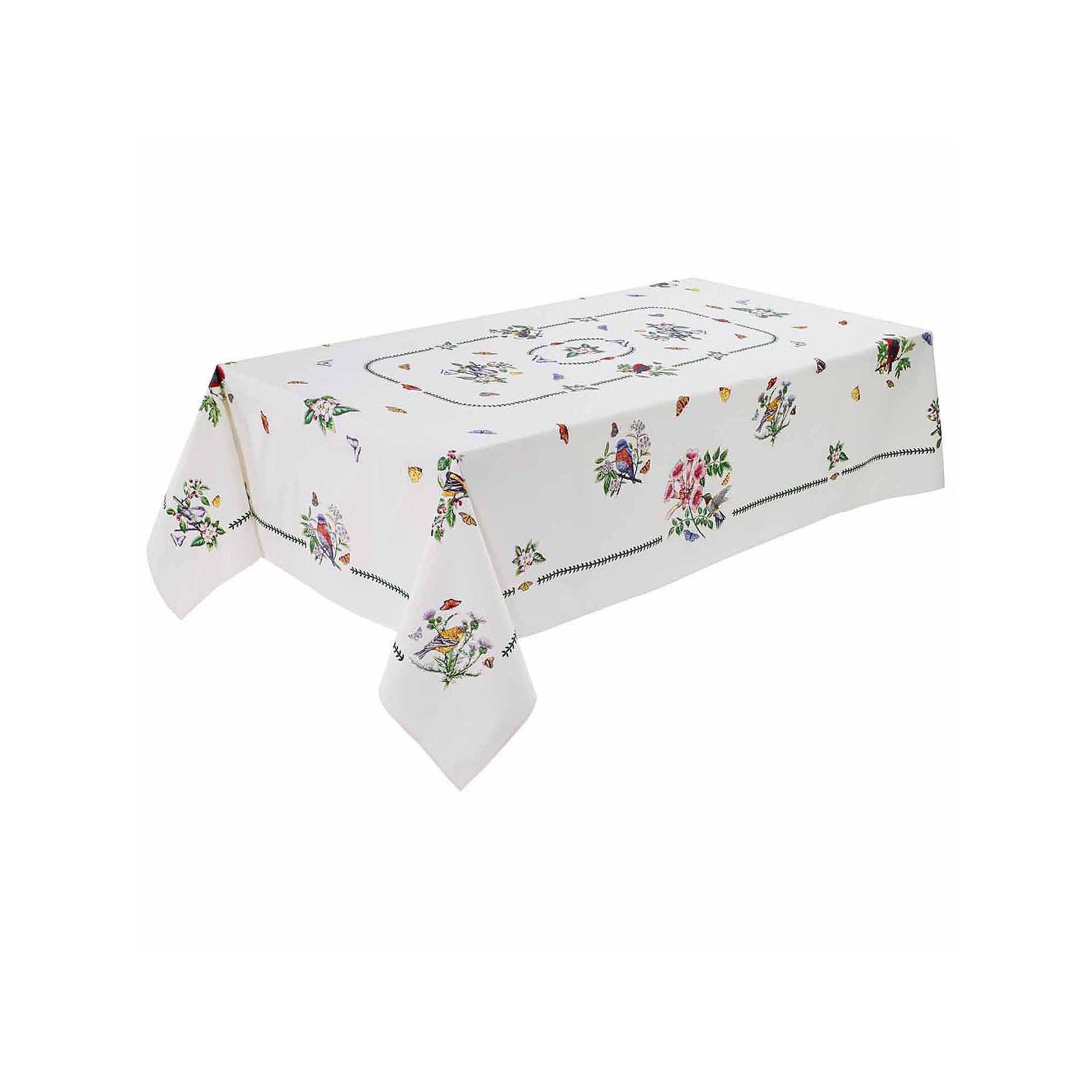 Portmeirion Botanic Birds Tablecloth - IVORY ONE SIZE