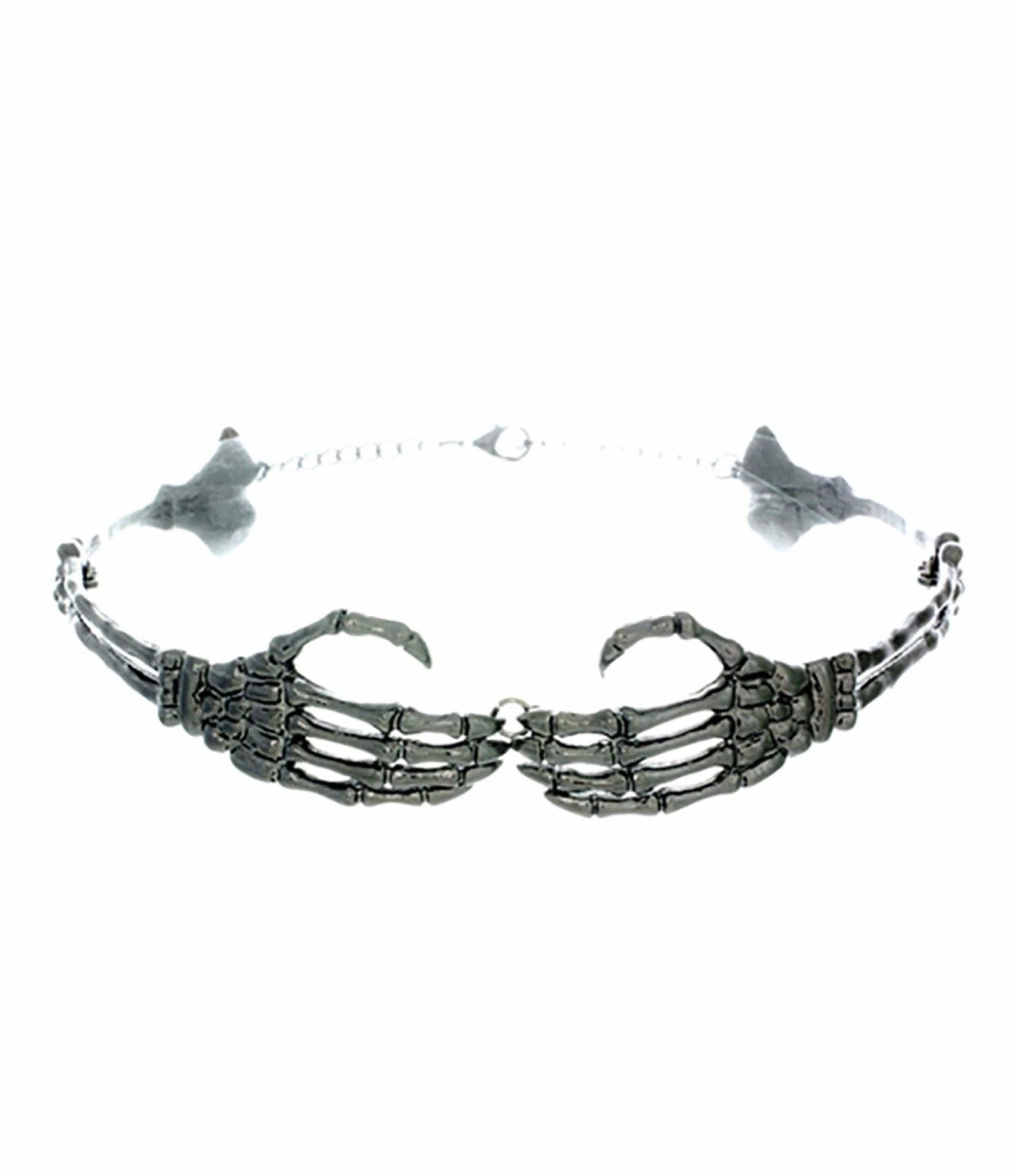 Skeleton Hands Choker