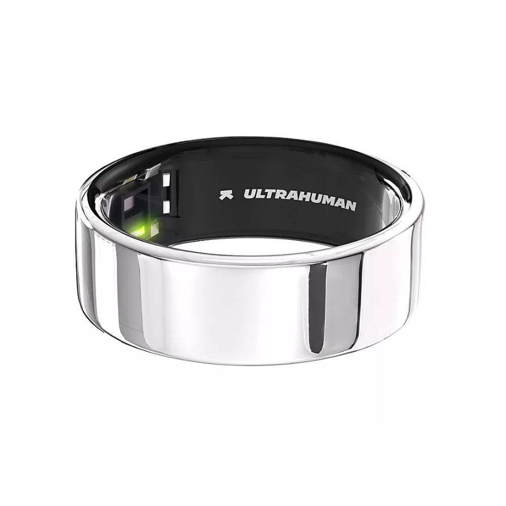 Ultrahuman UHRA-AS-08 Ring AIR Smart Ring Size 8 in Space Silver