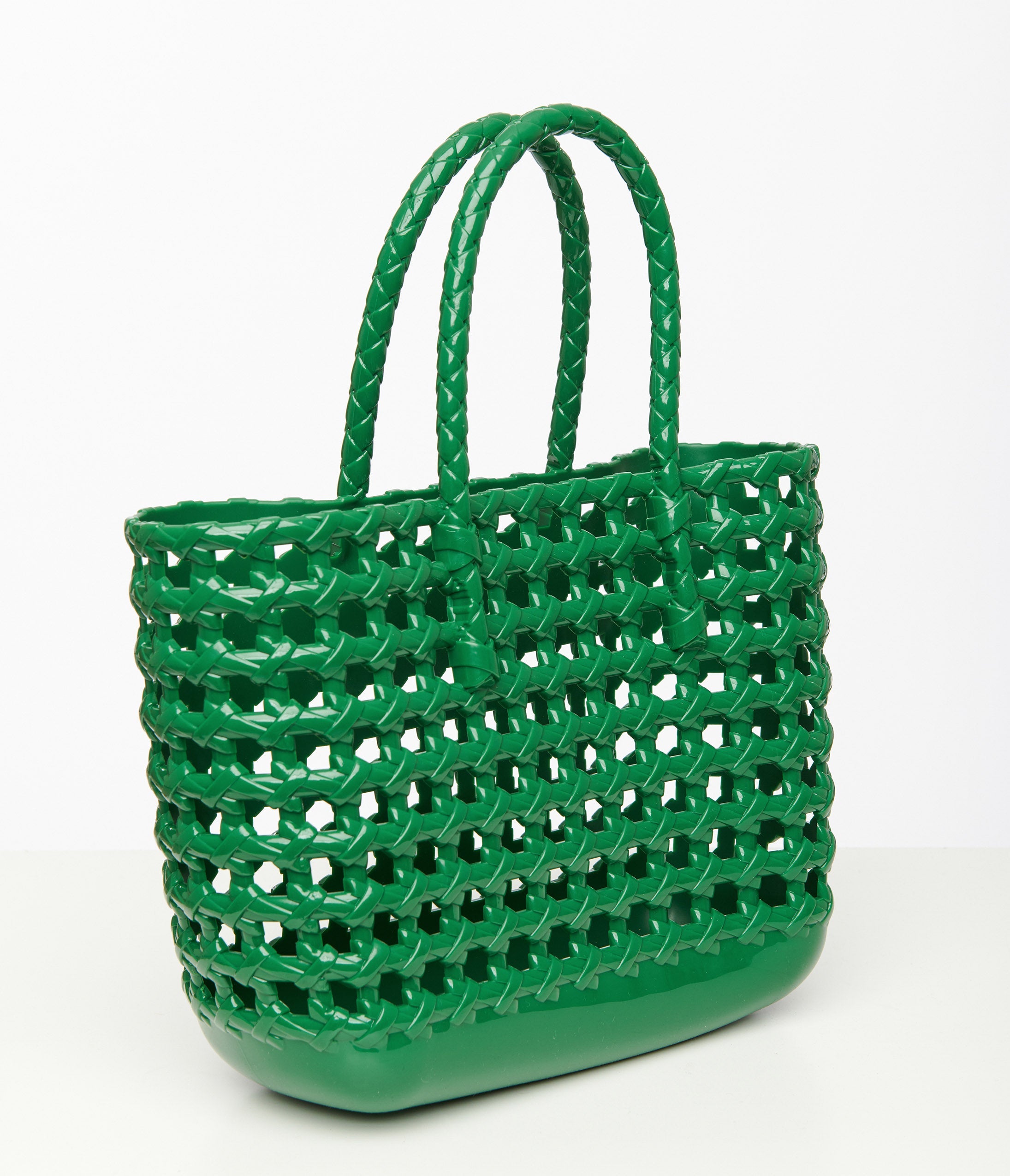 1970s Green Net Handbag