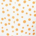 Off White & Orange Polka Dot Catherine Maxi Dress