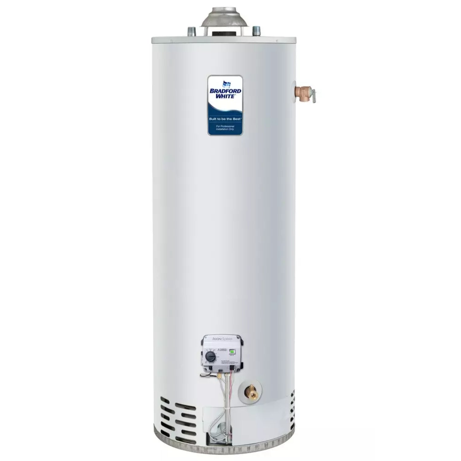 Bradford White RG250T6N-394-500-506 Natural Gas Residential Tank Water Heater - 50 Gallon Capacity