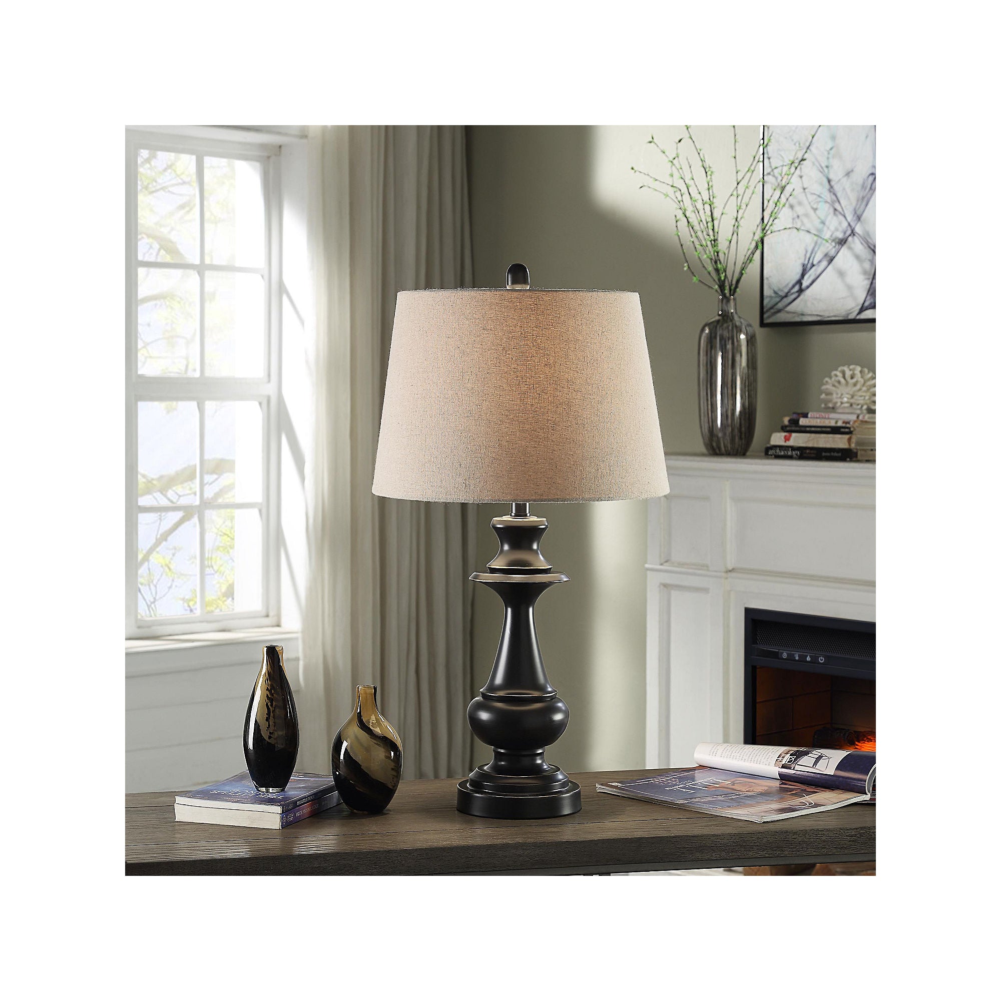 Stylecraft Bronze Metal Table Lamp Bronze