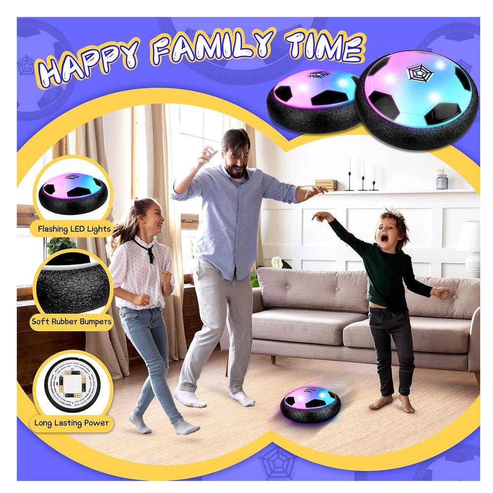 Crogift XFZQ-01 2pack Hover Soccer Ball Toys for 3-12 Year Old Boys Girls, Indoor and Outdoor Creative