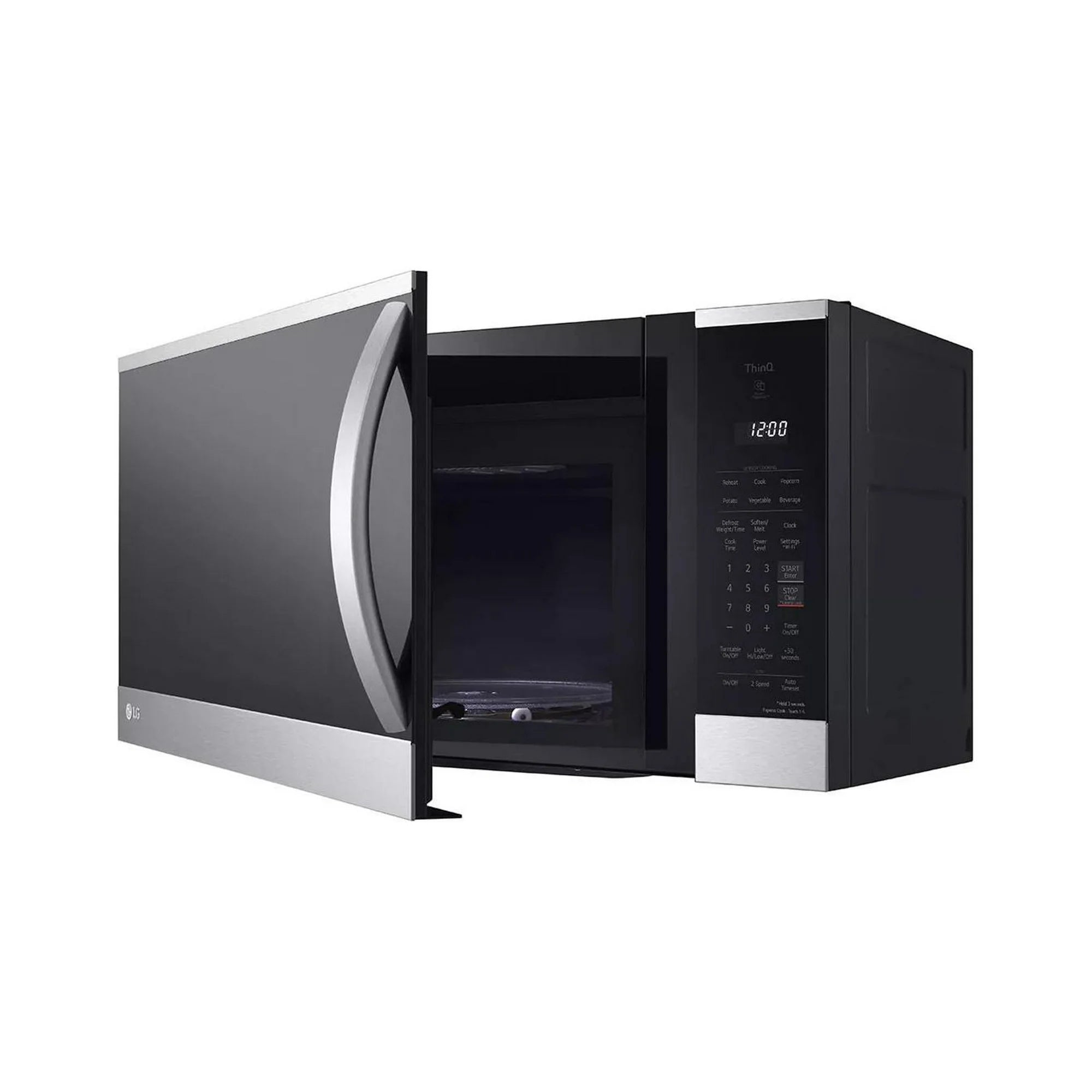 LG MVEM1825F 1.8 cu ft 47.60 lb Over-The-Range Microwave Oven, Stainless Finish