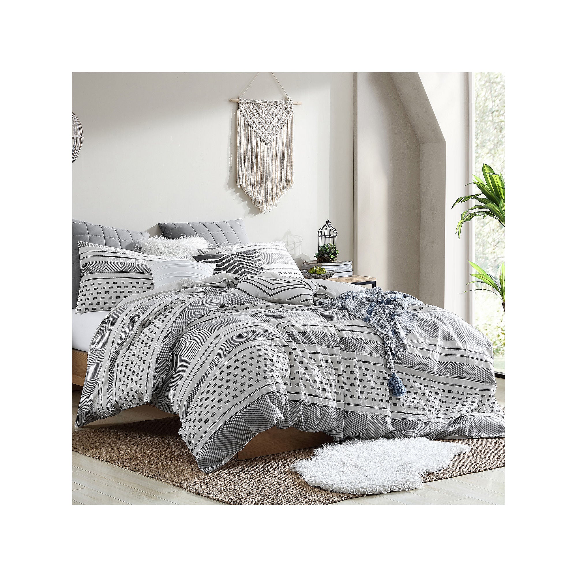 Swift Home Atayal 5-pc. Comforter Set Gray - Full-Queen