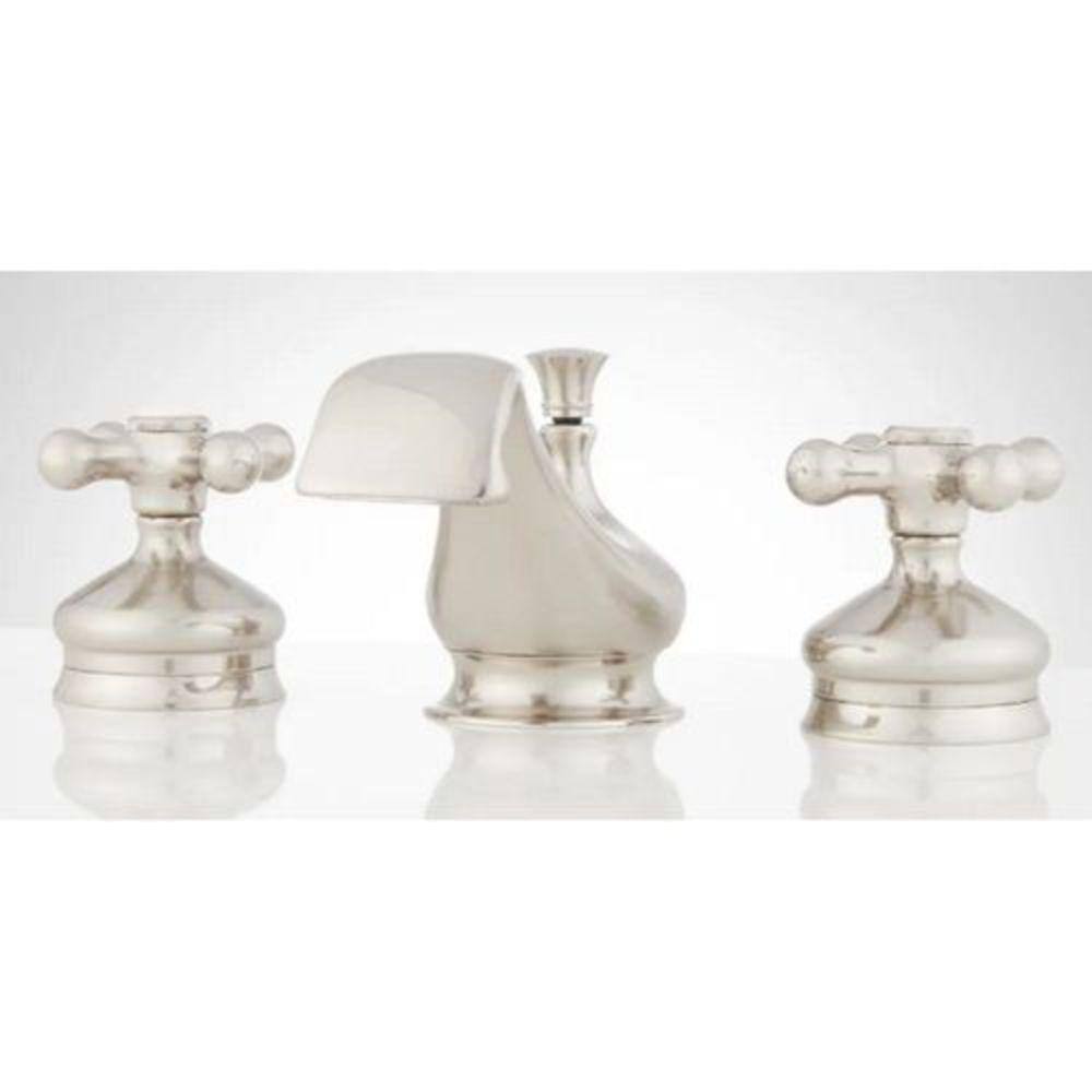 Signature 152858 Shannon Widespread Bathroom Faucet - Cross Handles - Brushed Nickel