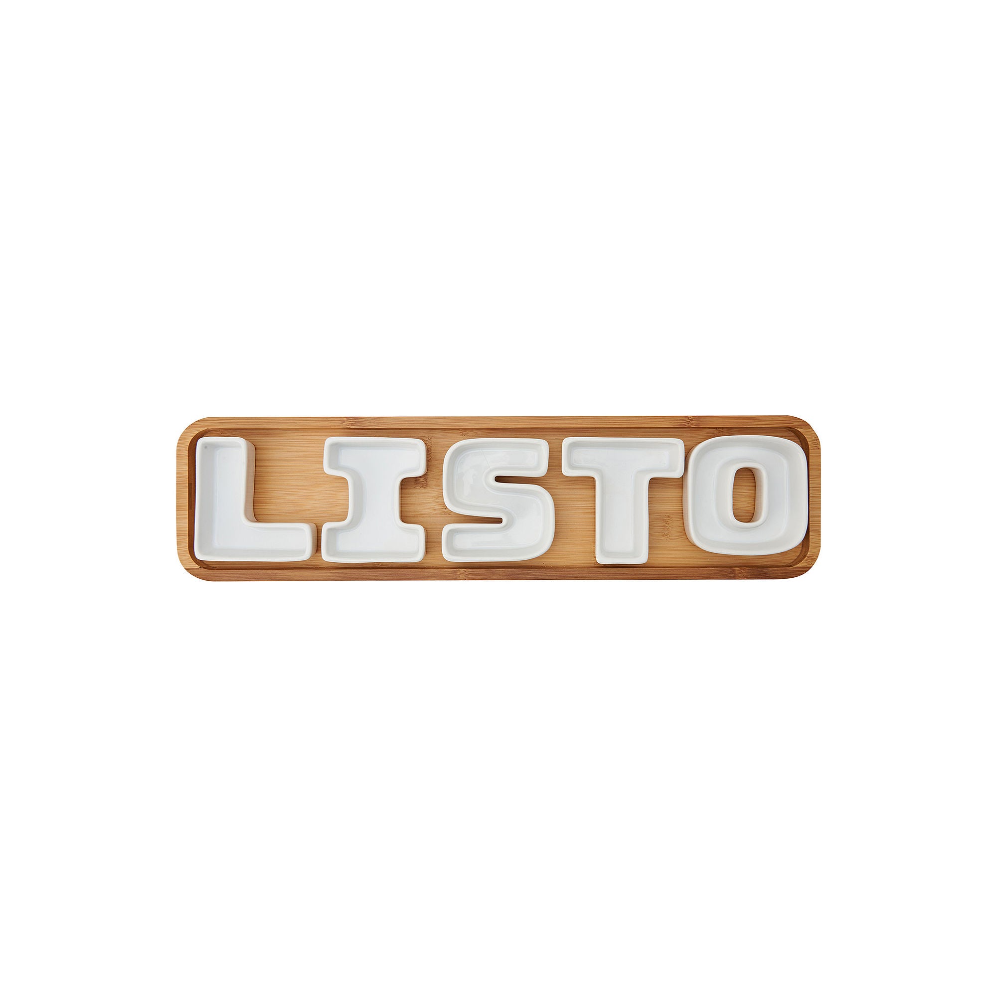 Mesa Mia 6-Pc. 'Listo' Puzzle Platter - LISTO ONE SIZE