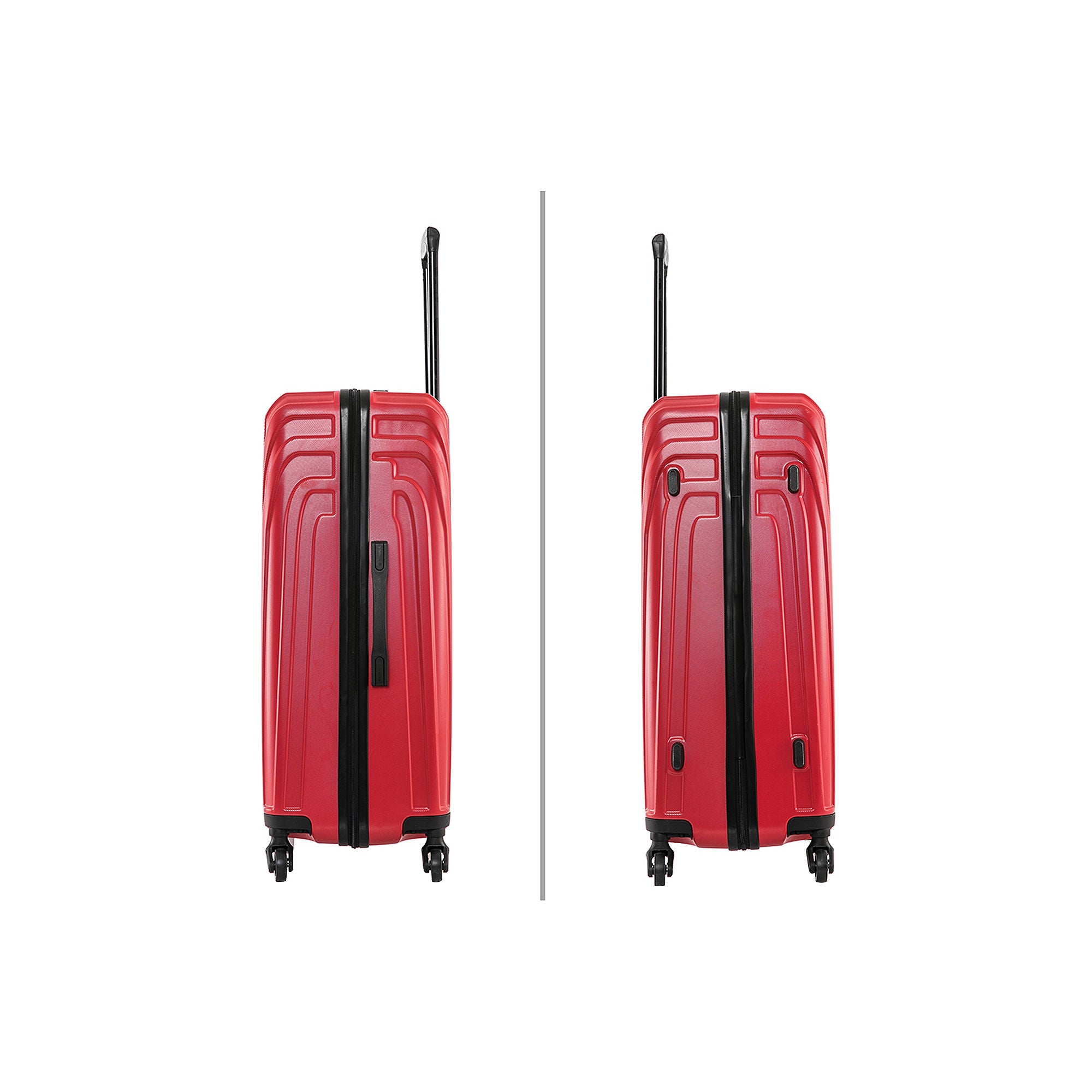 Inusa Vasty 28 Hardside Lightweight Spinner Luggage - RED ONE SIZE