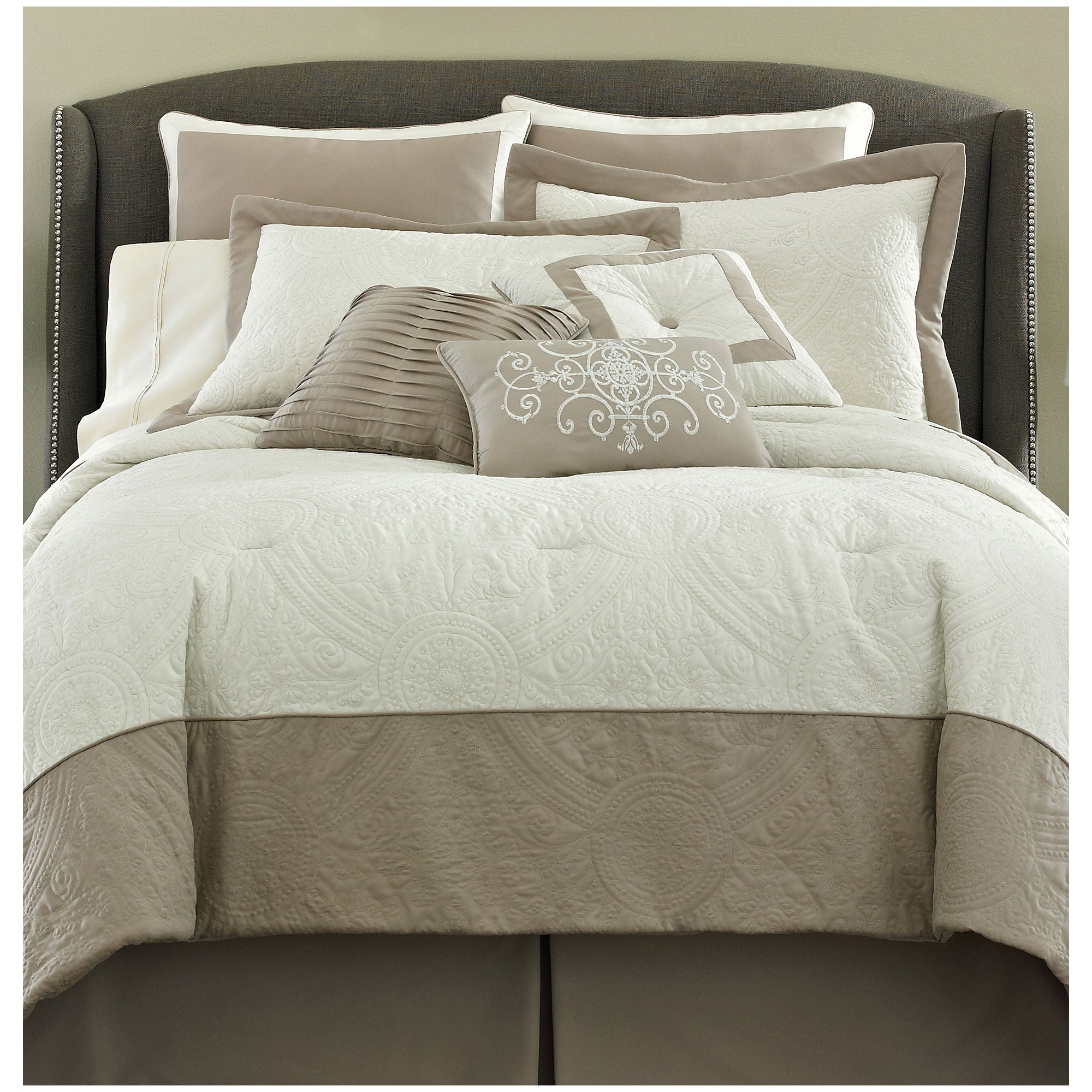 Vue Bensonhurst 4-pc. Comforter Set White - Full