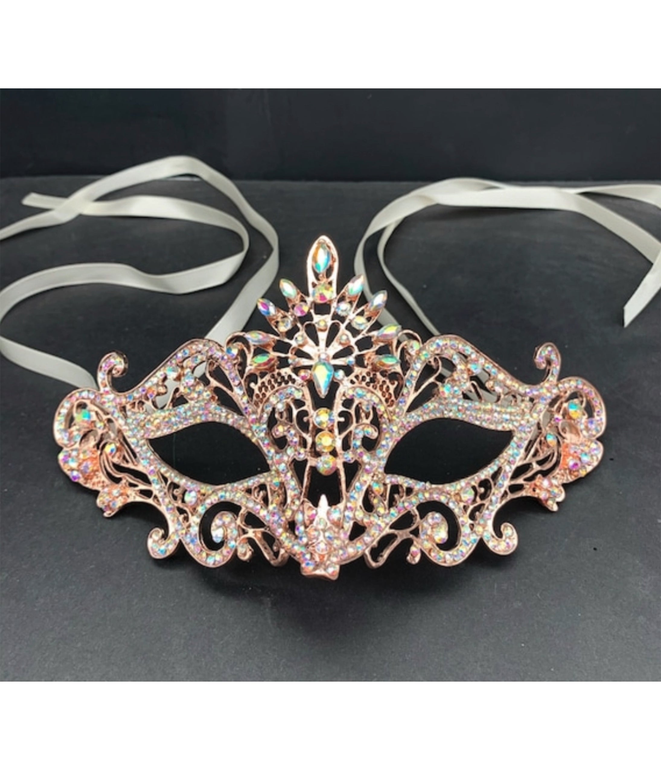 Venetian Rhinestone Masquerade Mask